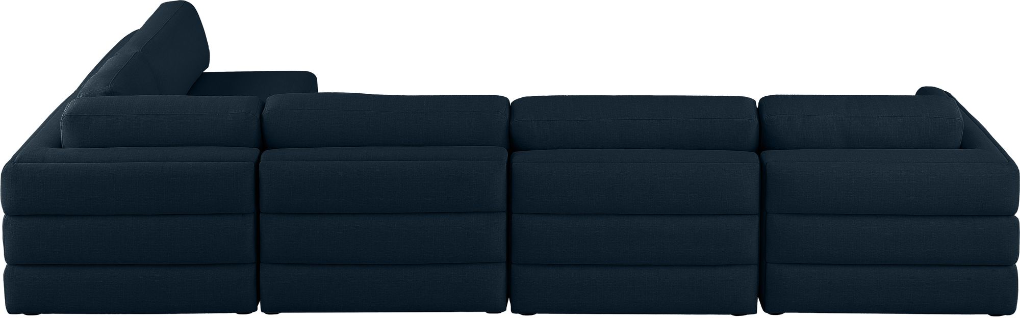 Beckham 152" 5-Piece Linen Modular Corner Sectional