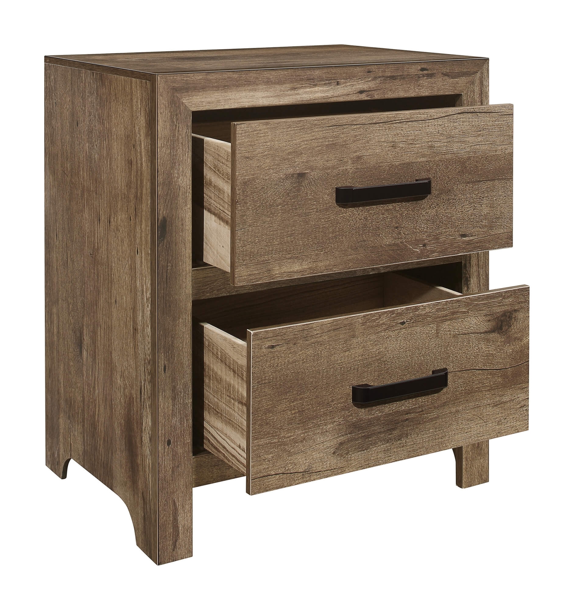 Mandan Wood/Wood Veneer Panel Bedroom Set