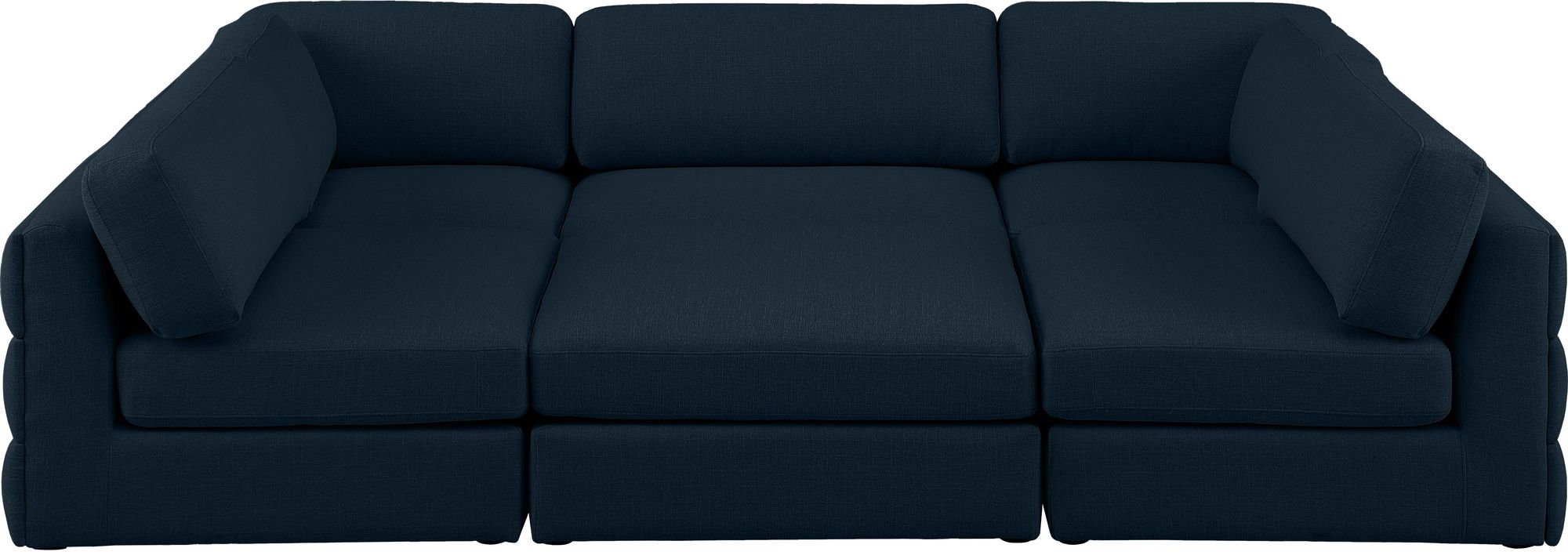 Beckham 114" 6-Piece Linen Modular Sectional