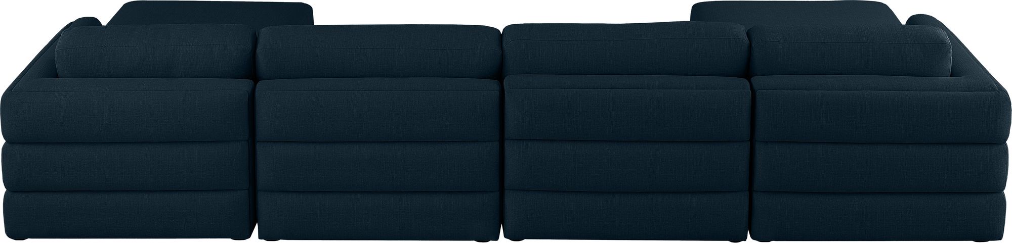 Beckham 152" 6-Piece Linen Modular U-Shape Sectional