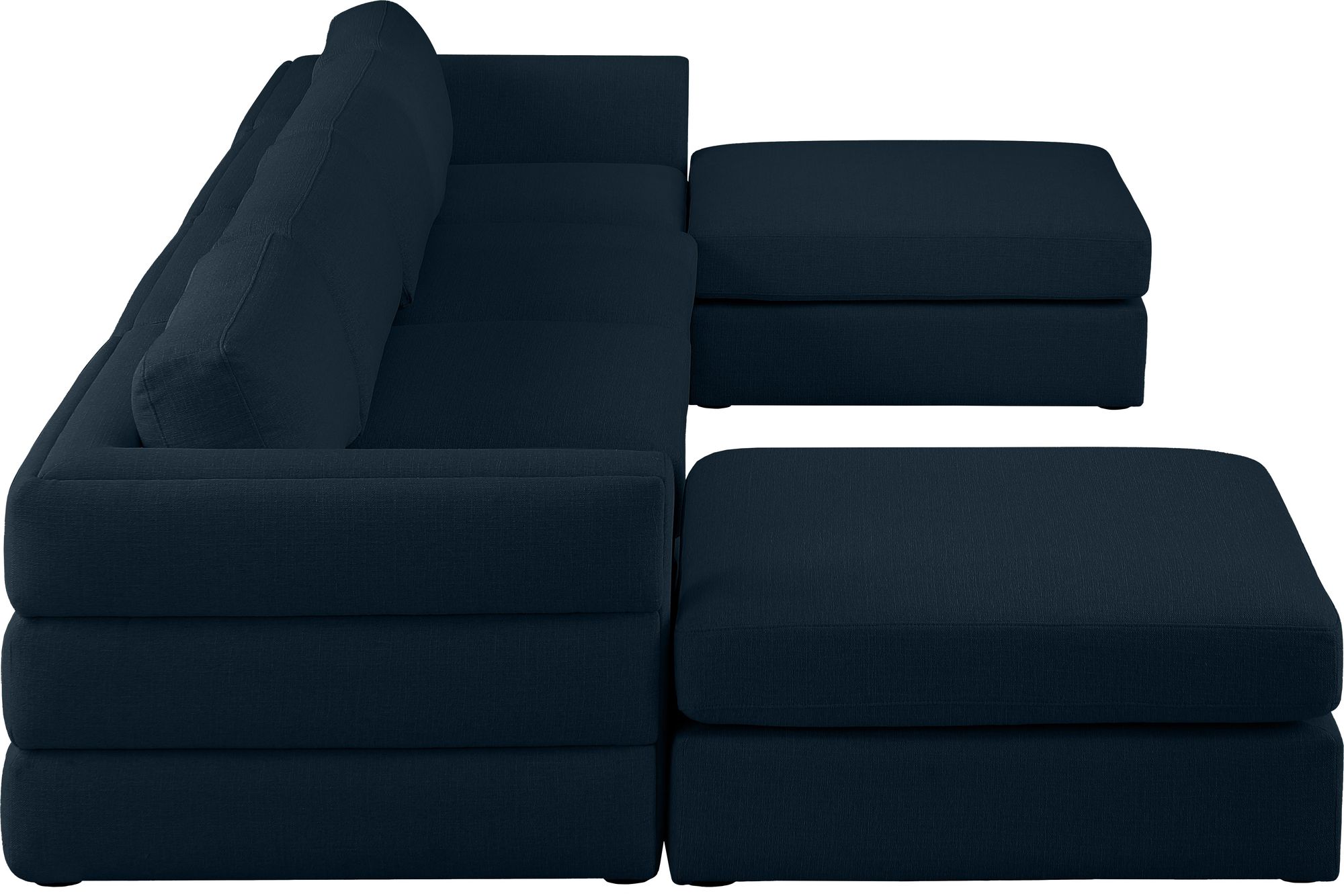 Beckham 152" 6-Piece Linen Modular U-Shape Sectional