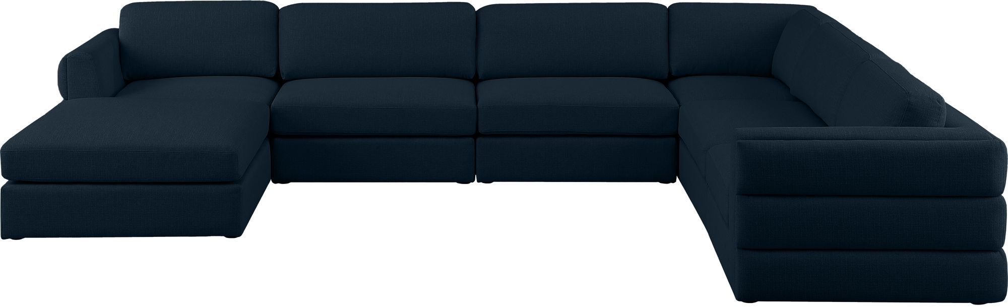 Beckham 152" 7-Piece Linen Modular Sectional