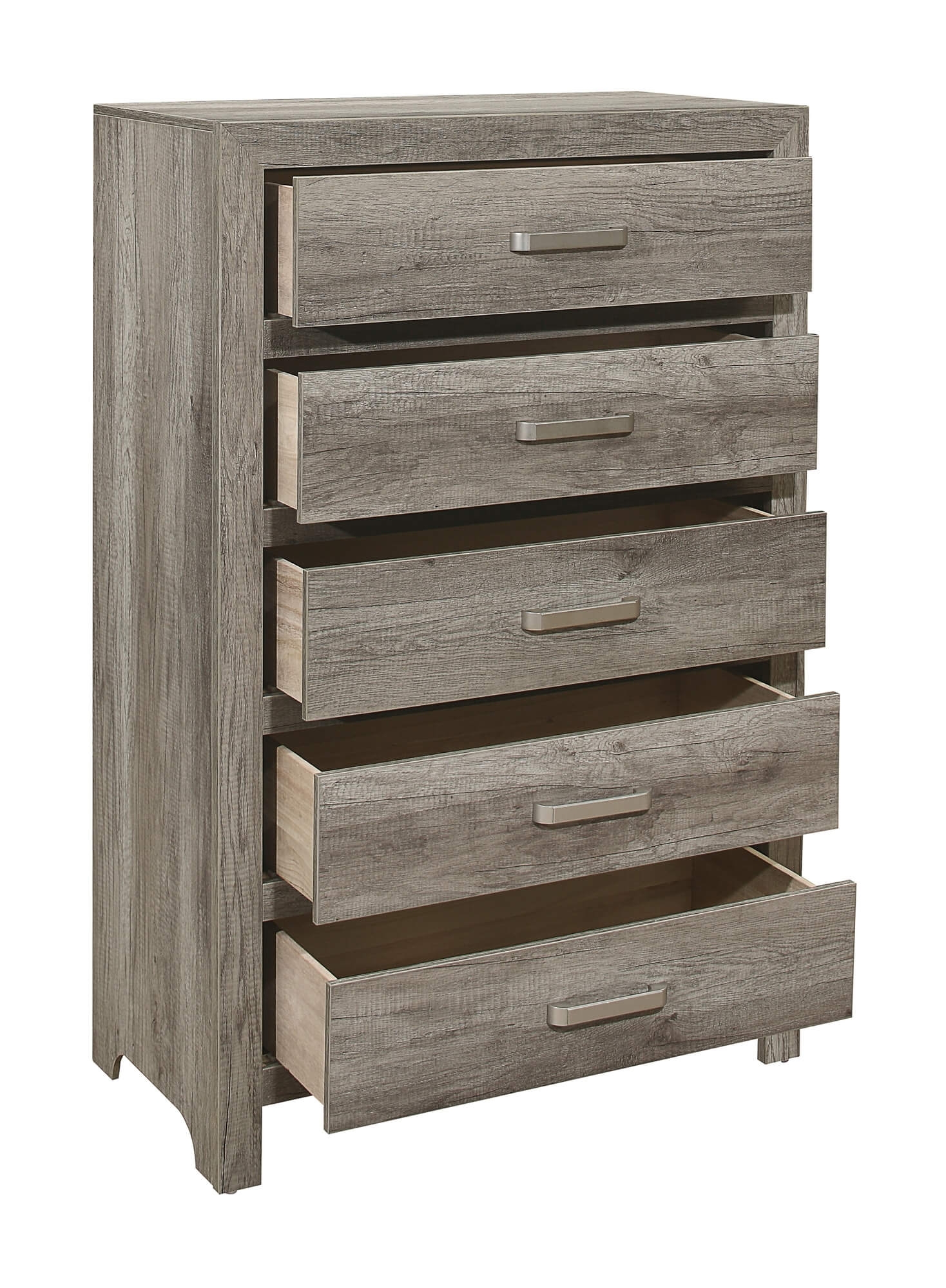 Mandan Wood/Wood Veneer Panel Bedroom Set