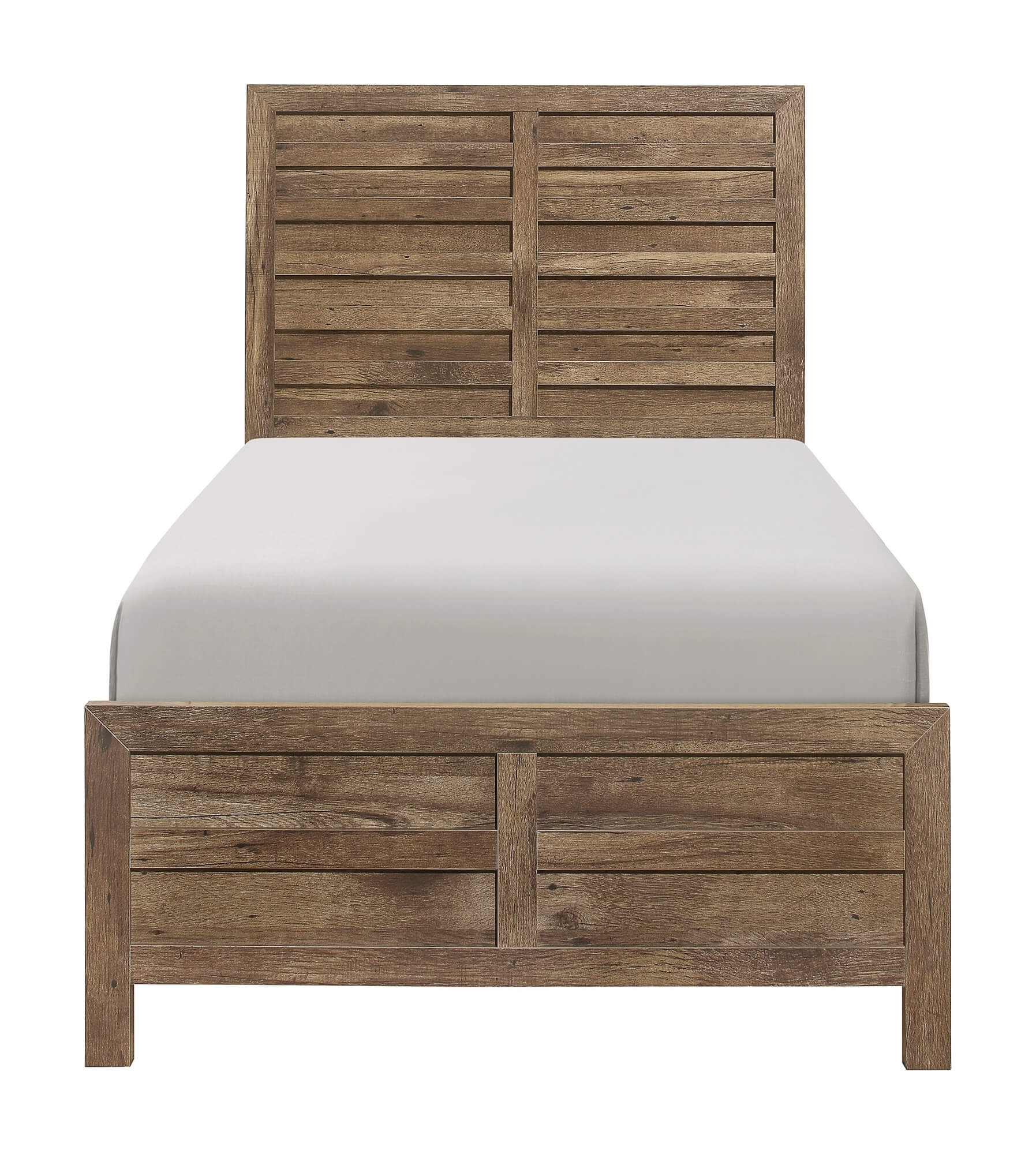 Mandan Youth Wood/Wood Veneer Panel Twin Bed