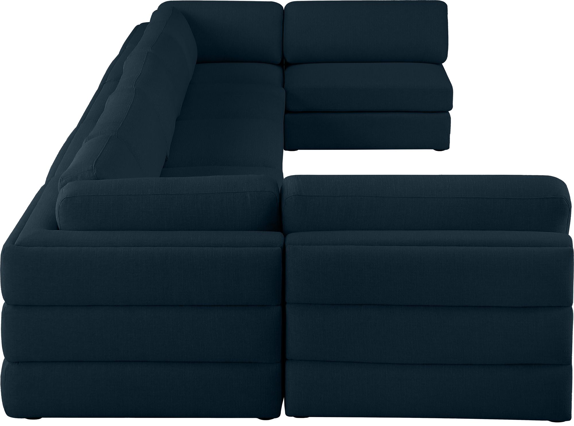 Beckham 190" 7-Piece Linen Modular Sectional