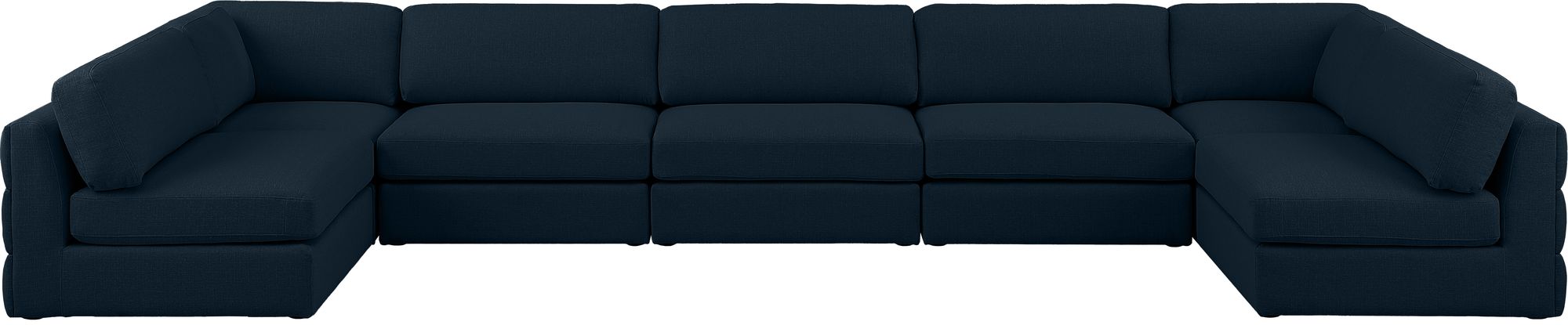 Beckham 190" 7-Piece Linen Modular Sectional