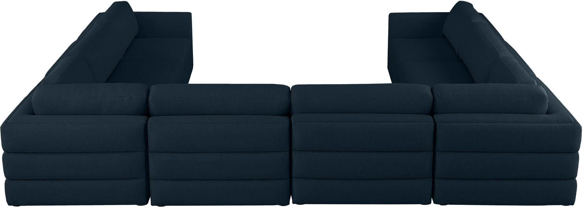 Beckham 152" 8-Piece Linen Modular Sectional