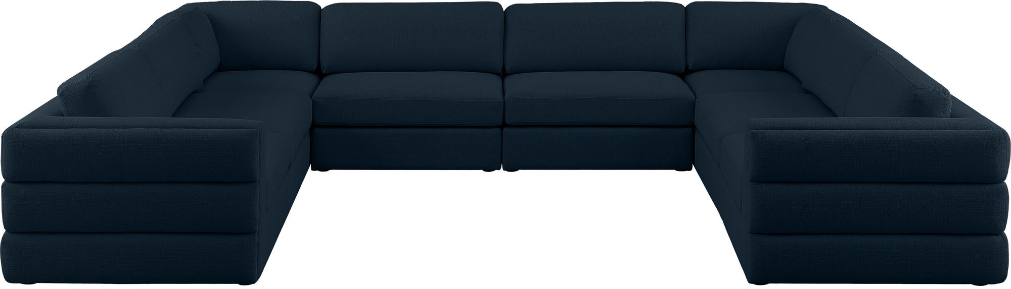 Beckham 152" 8-Piece Linen Modular Sectional