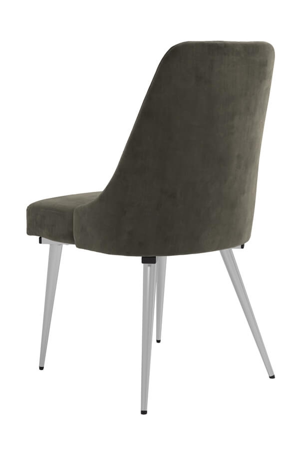 Cabianca Fabric Curved Back Side Chair