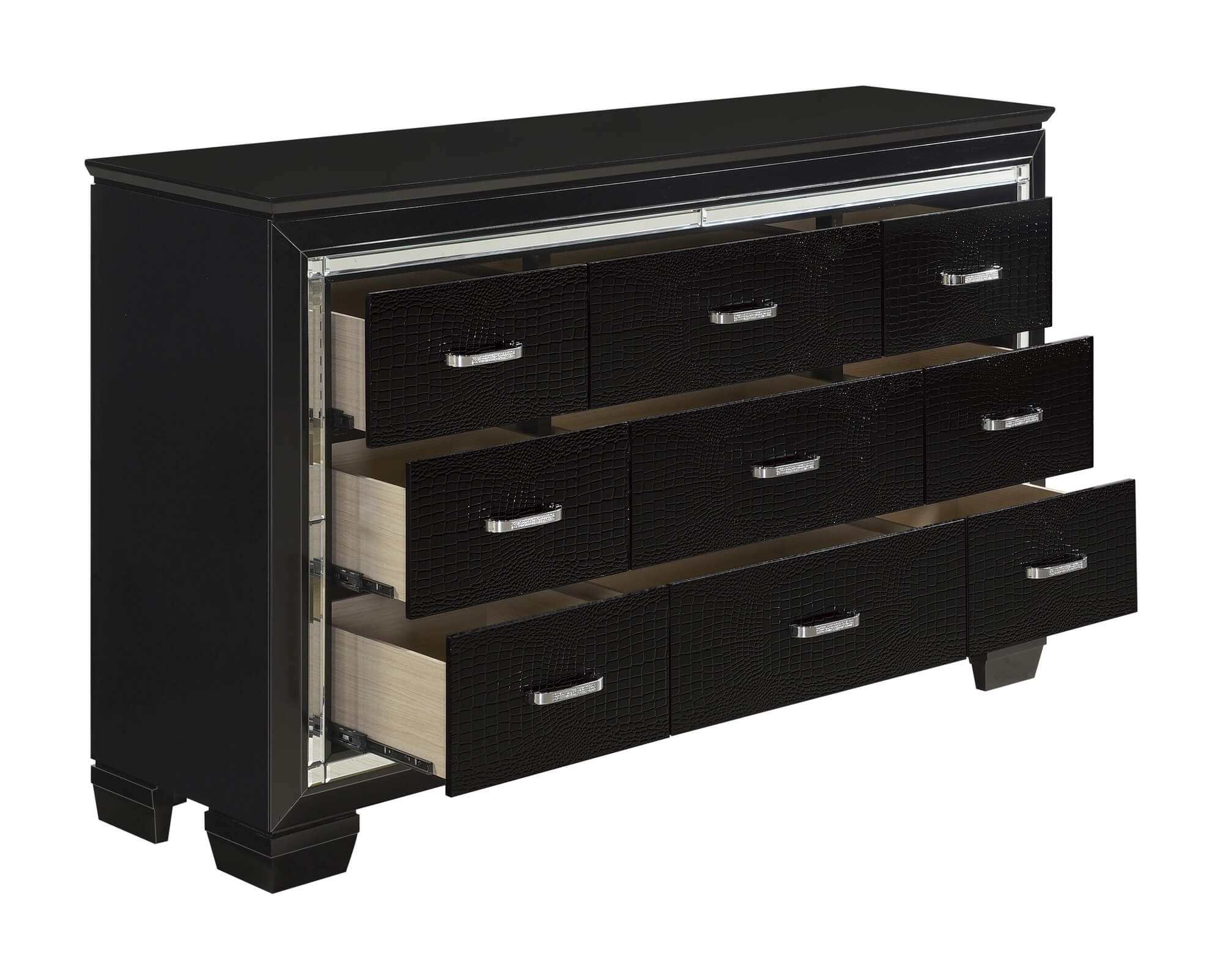 Allura LED Panel Bedroom Set
