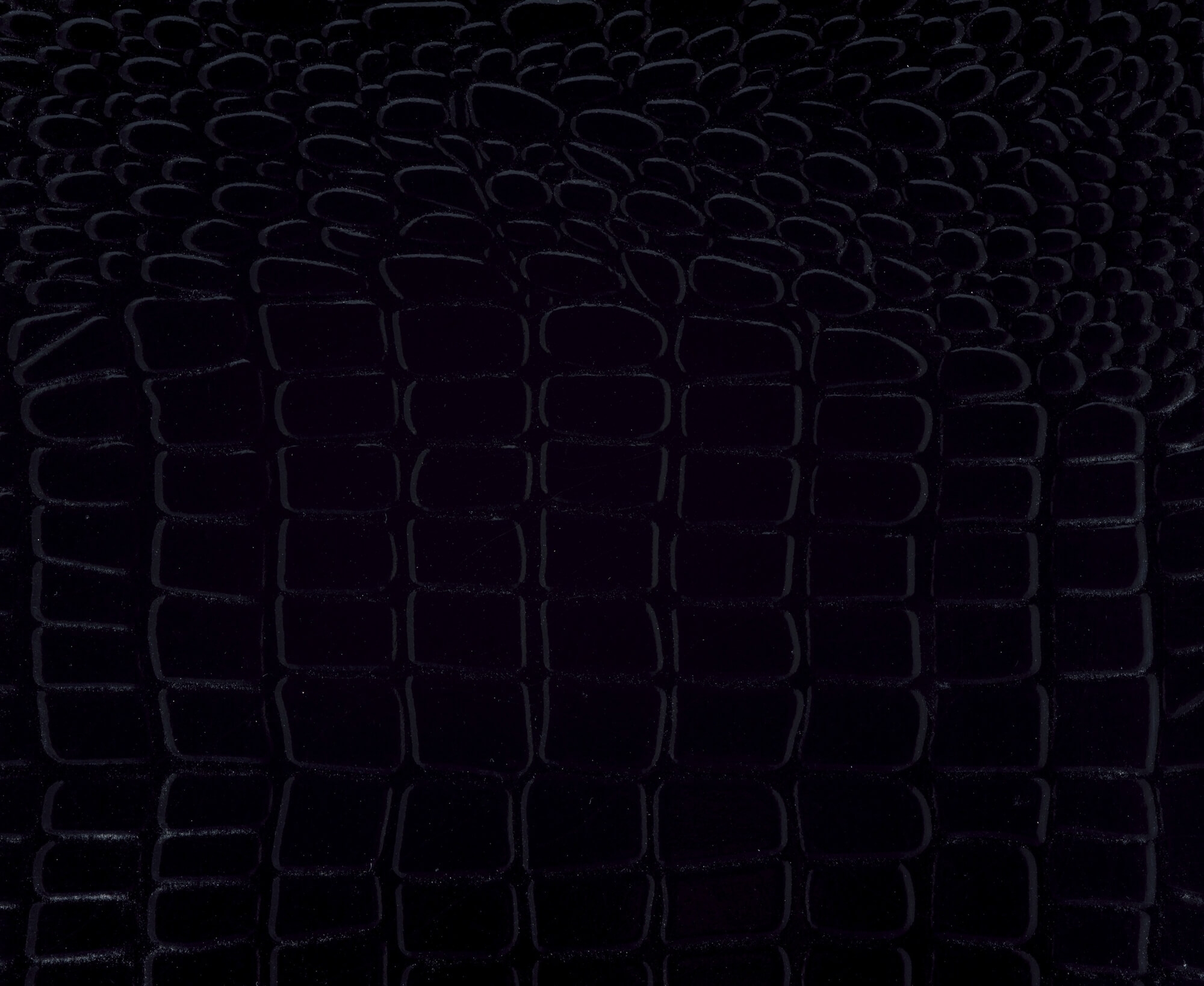 Allura Leatherette/Faux Alligator LED Panel Bed, California King Size