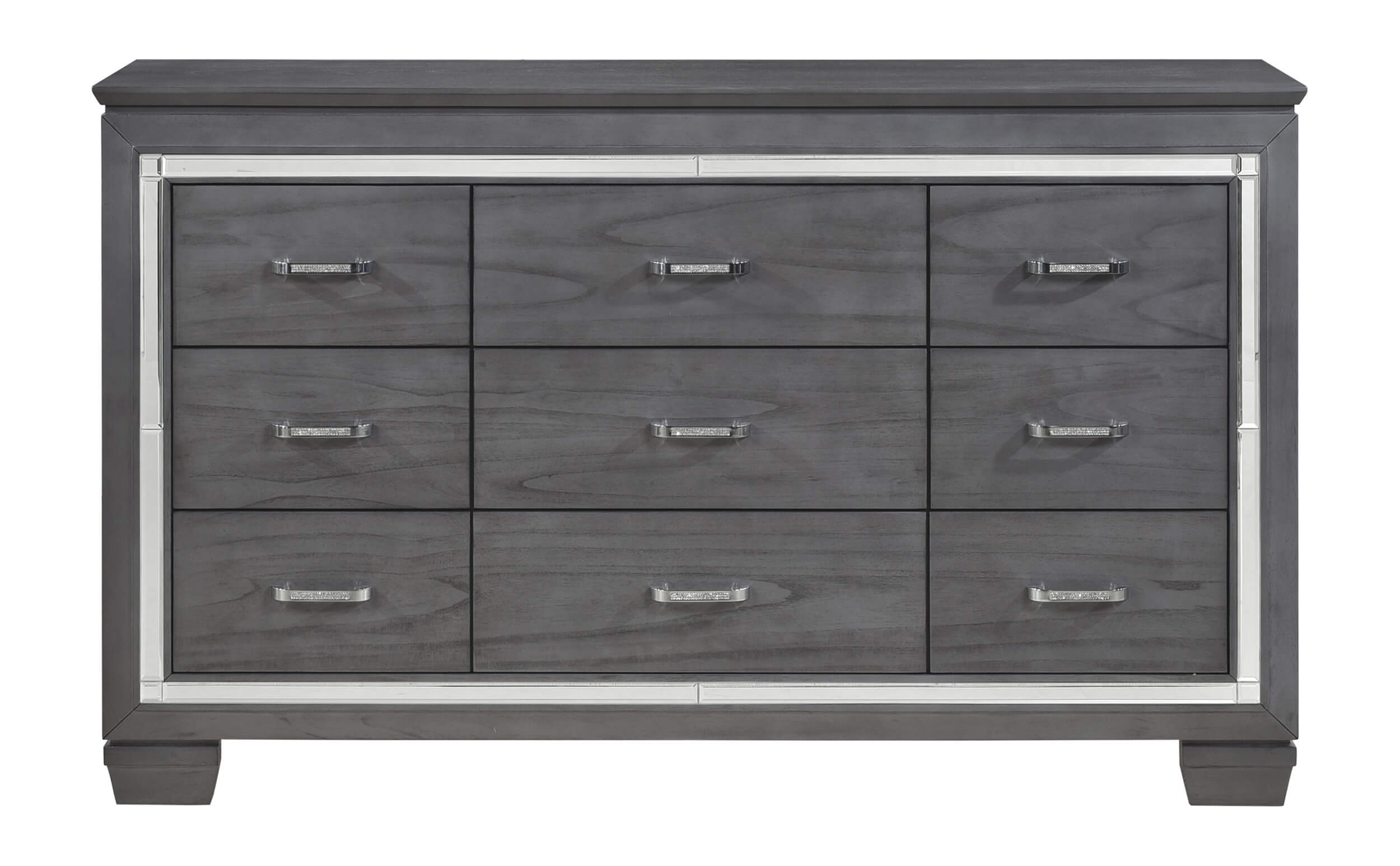  6 Drawers Modern Wide Dresser