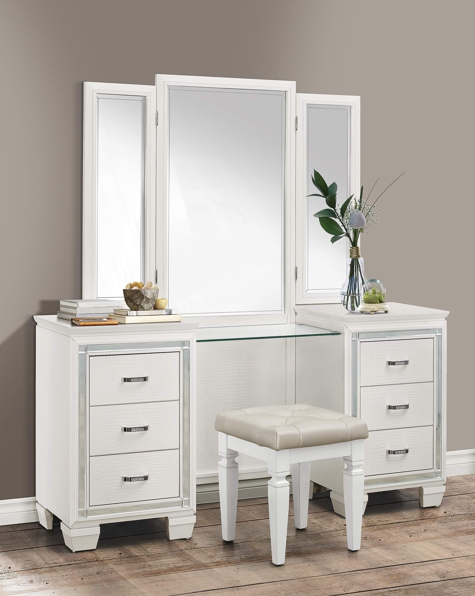 Allura LED Panel Bedroom Set