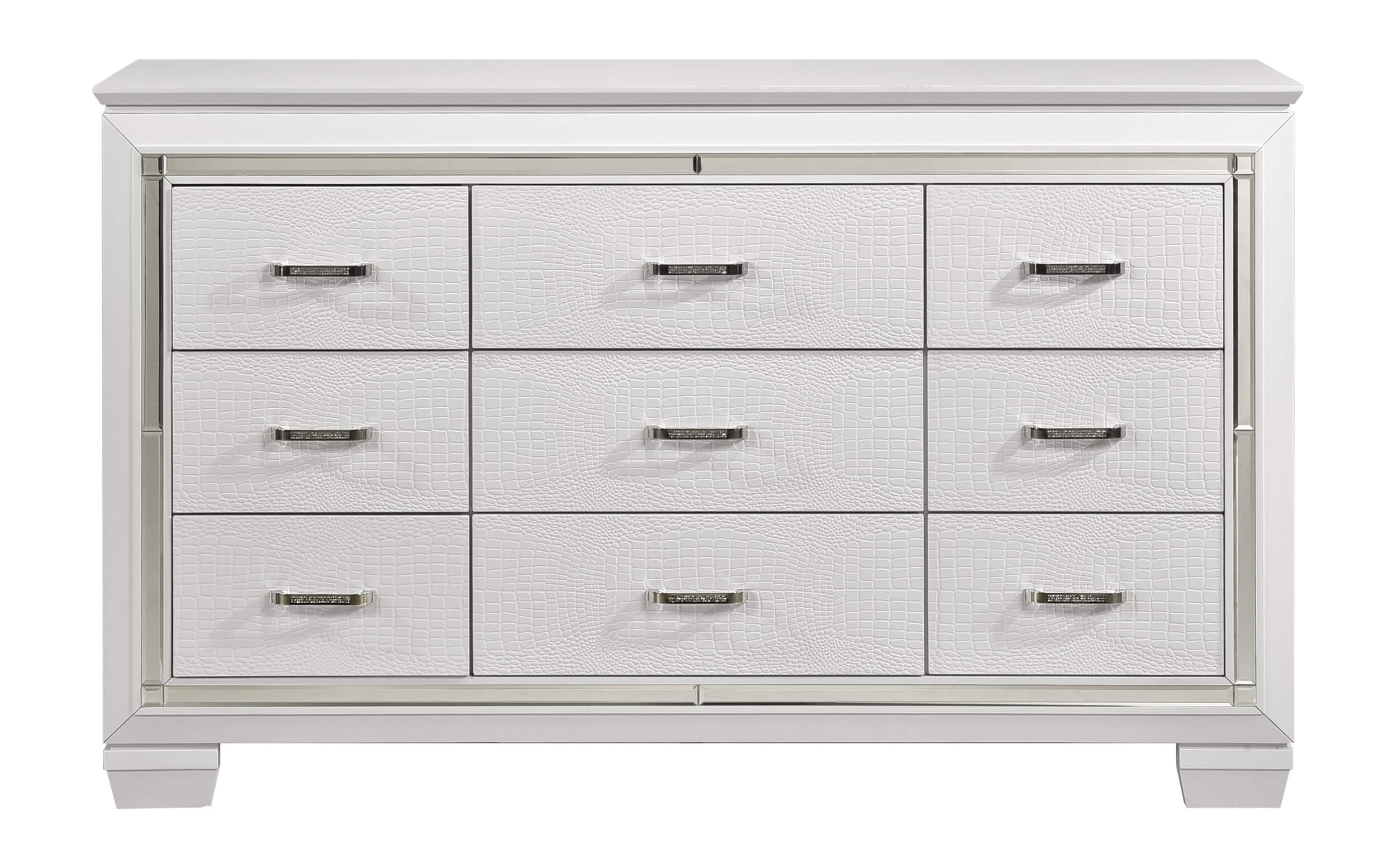  6 Drawers Modern Wide Dresser
