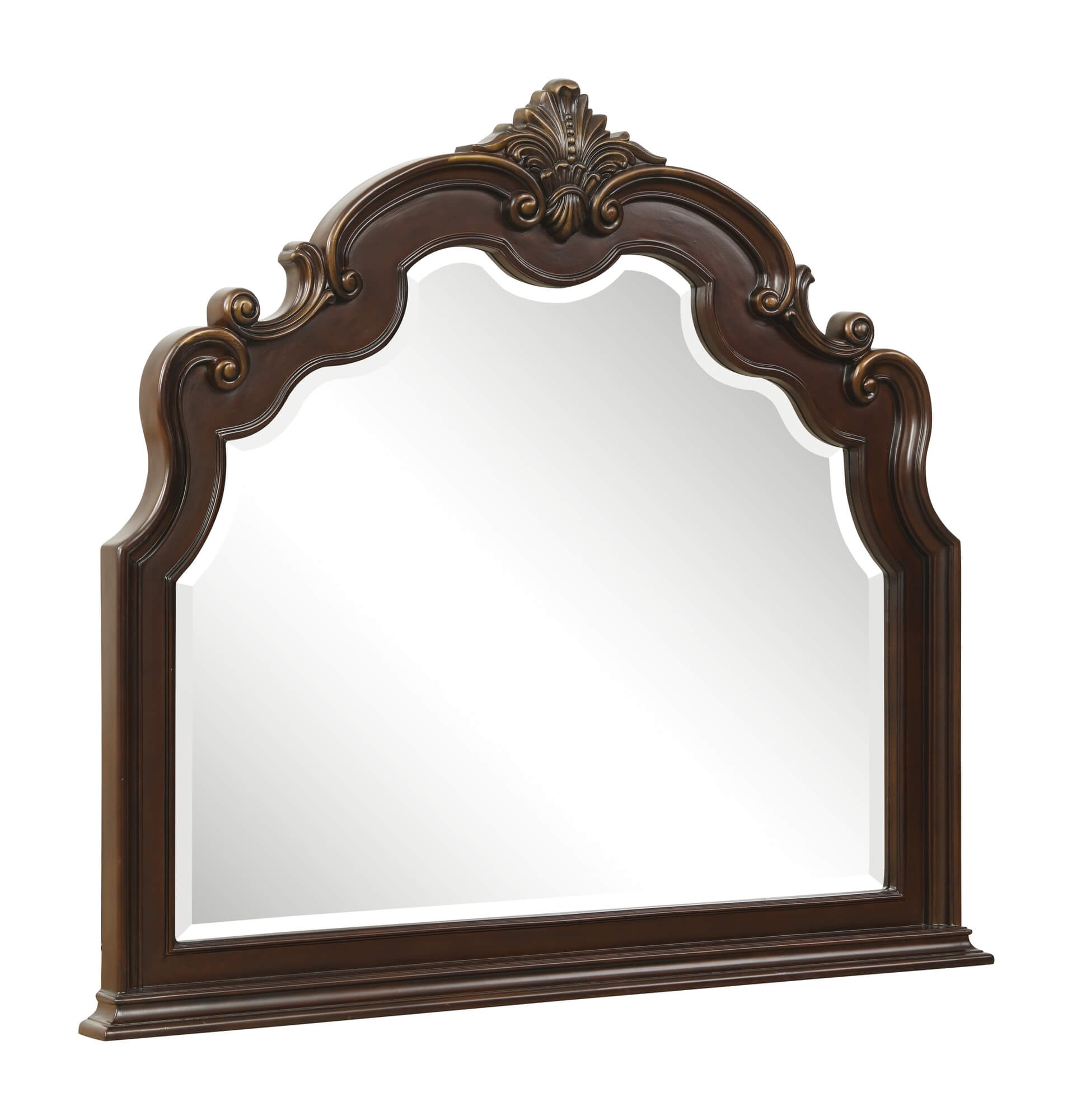 Antoinetta Wood/Wood Veneer Mirror