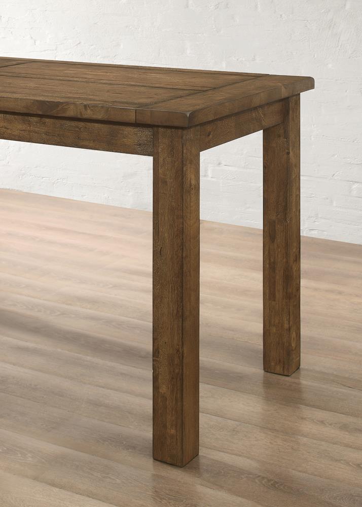 Coleman Rectangular Wood Counter Height Table