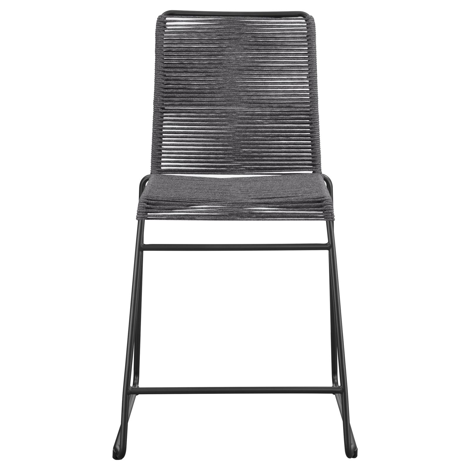 Jerome Woven Rope Counter Stool with Metal Base