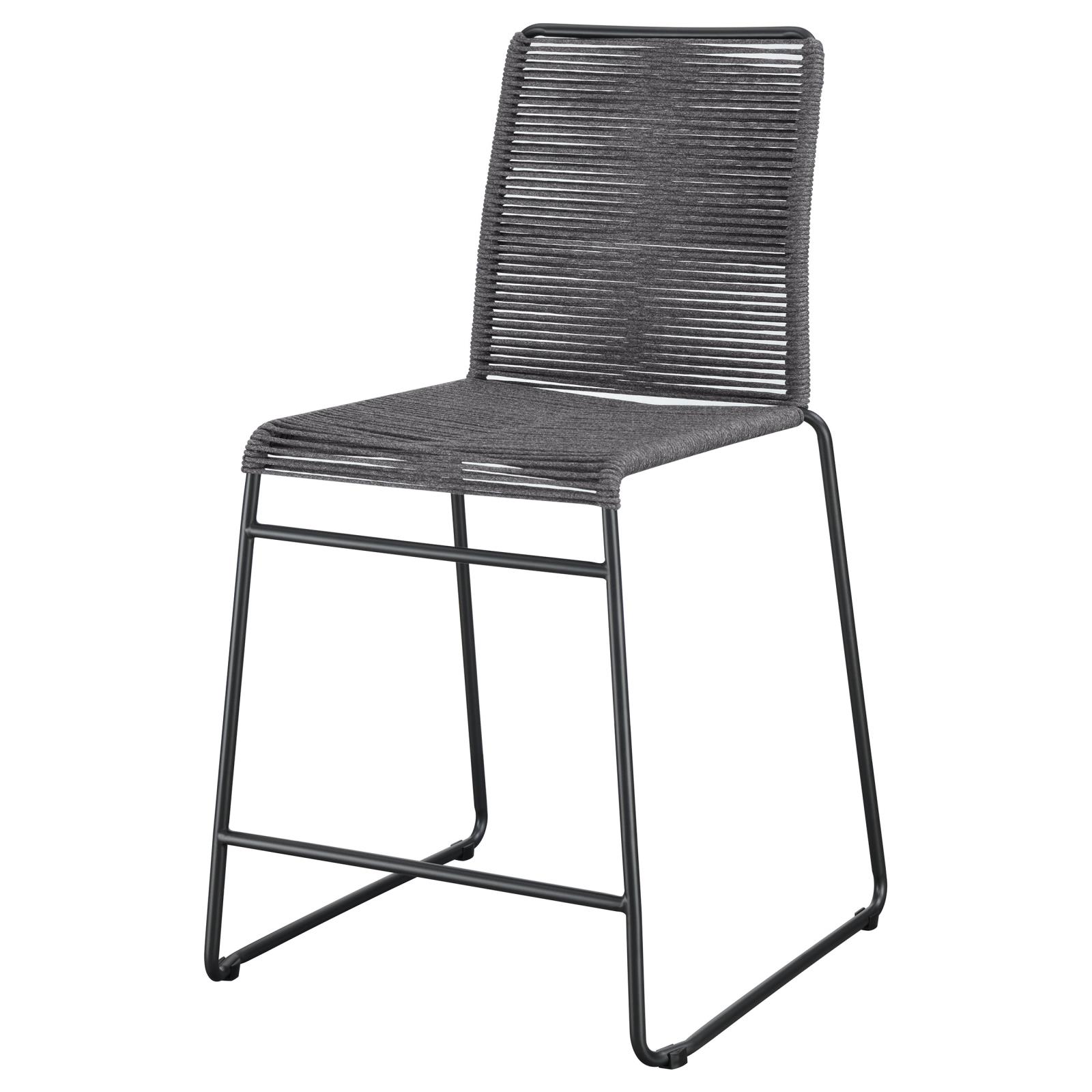 Jerome Woven Rope Counter Stool with Metal Base