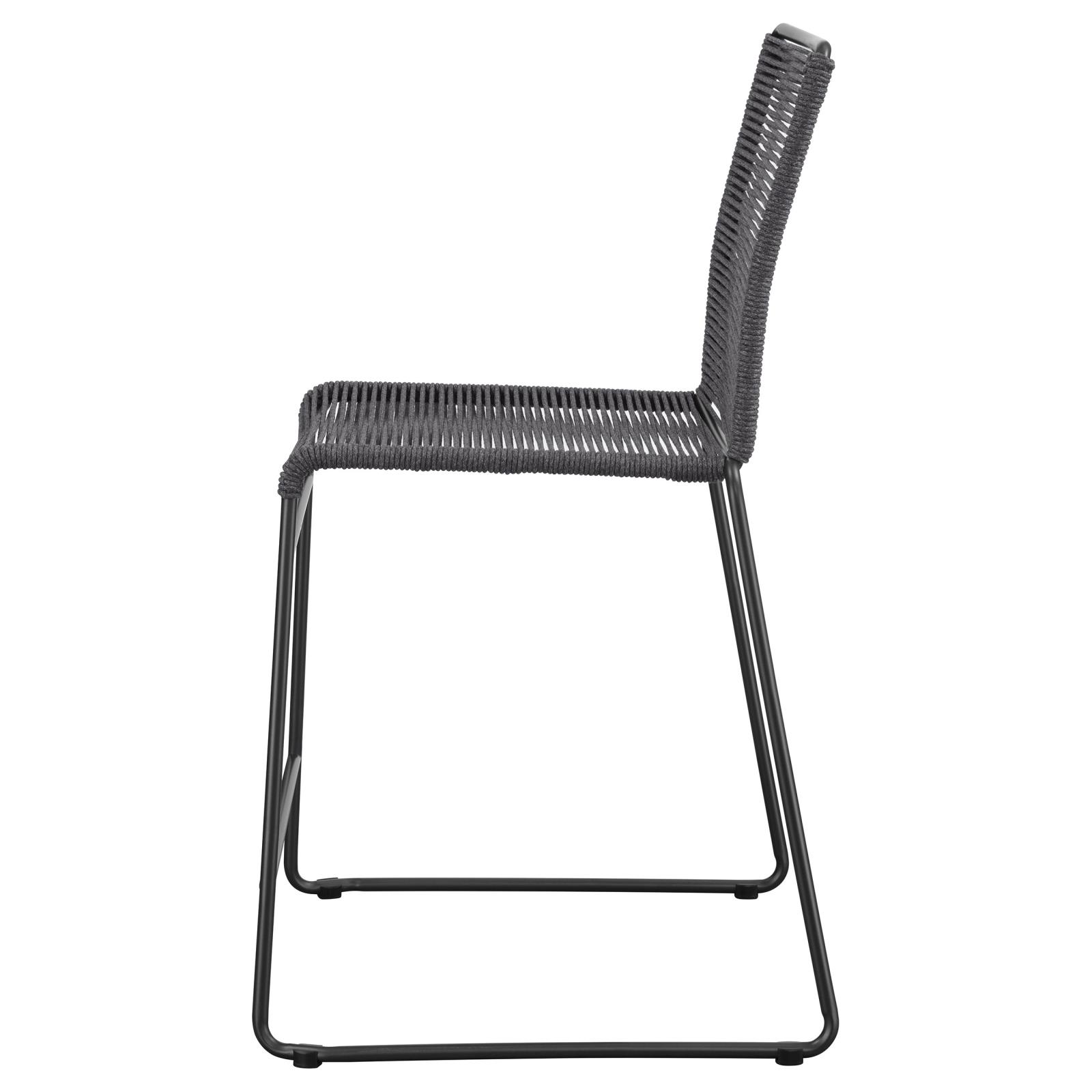 Jerome Woven Rope Counter Stool with Metal Base