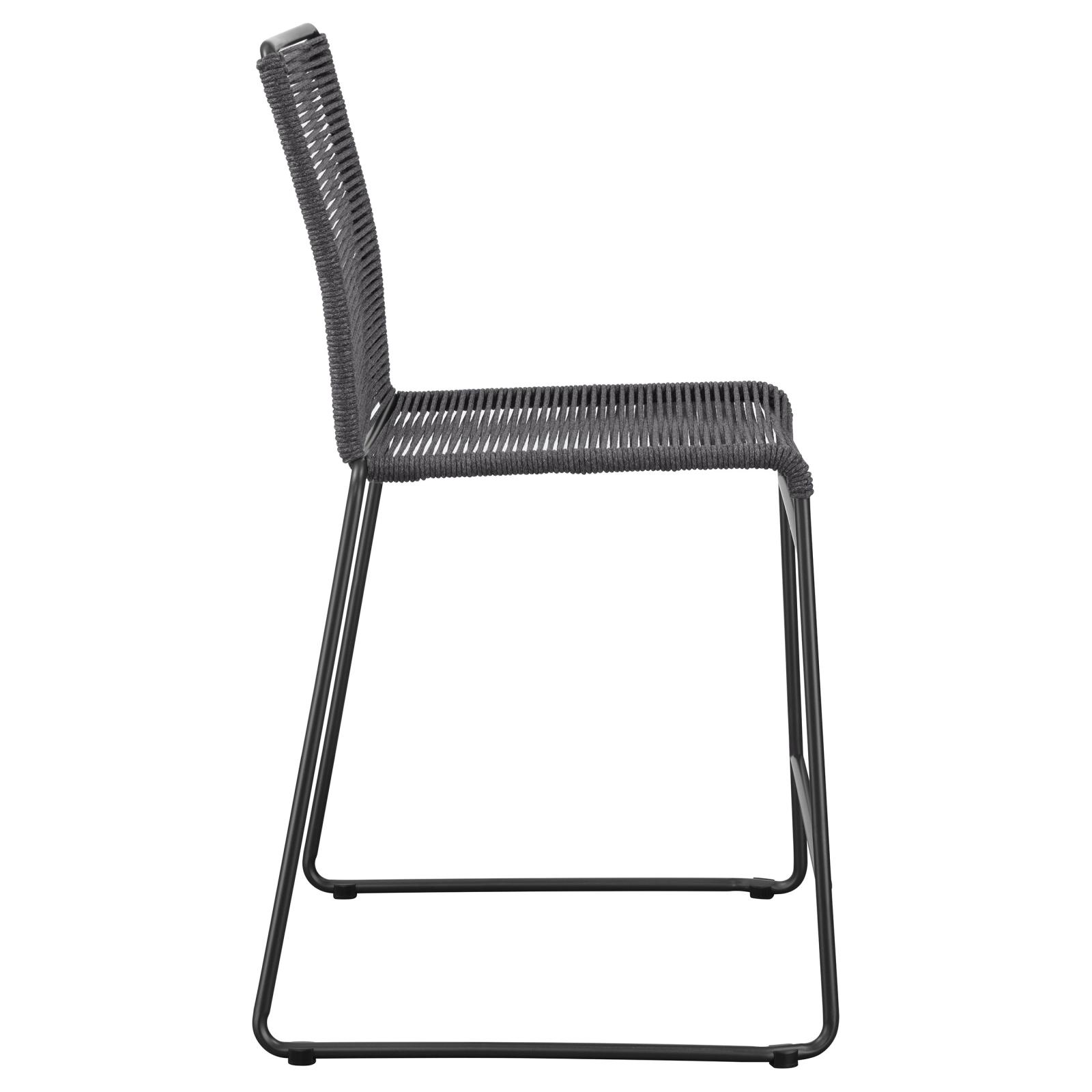 Jerome Woven Rope Counter Stool with Metal Base