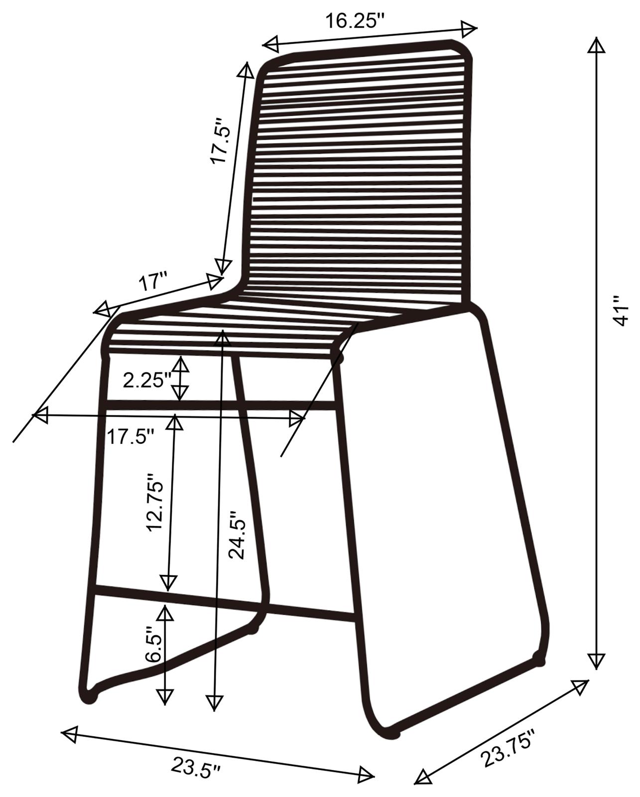 Jerome Woven Rope Counter Stool with Metal Base