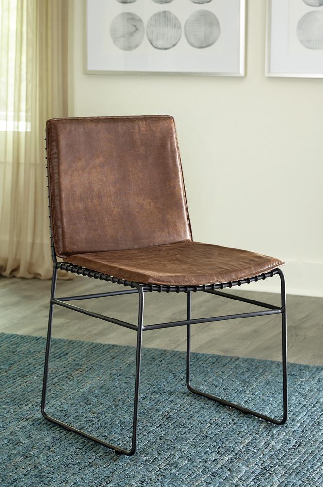 Abbott Leatherette Side Chair