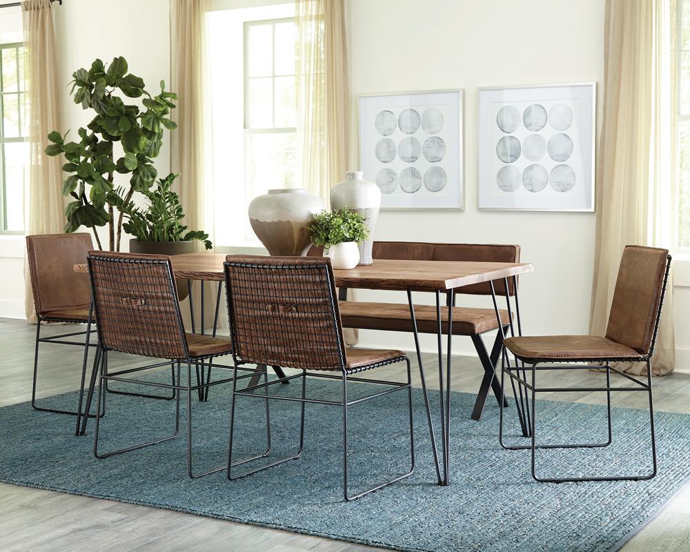 Abbott Leatherette Side Chair