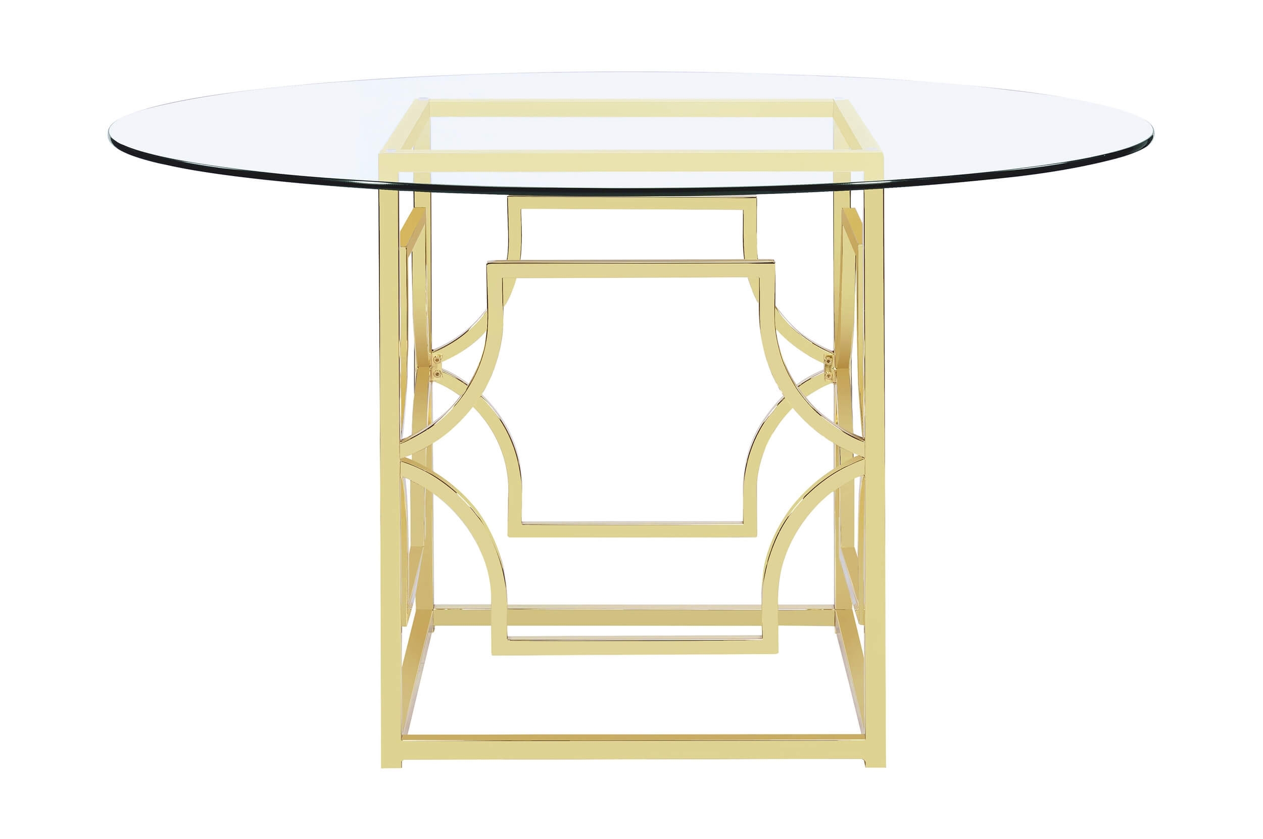 Starlight Round Glass Top Dining Table
