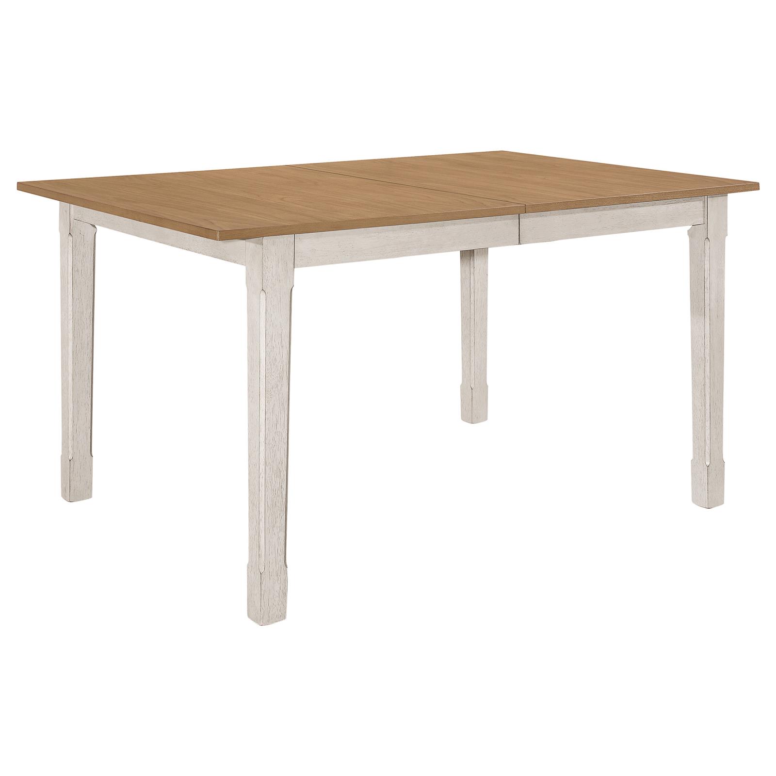 Kirby Wood/Wood Veneer Rectangular Dining Table with Butterfly Leaf