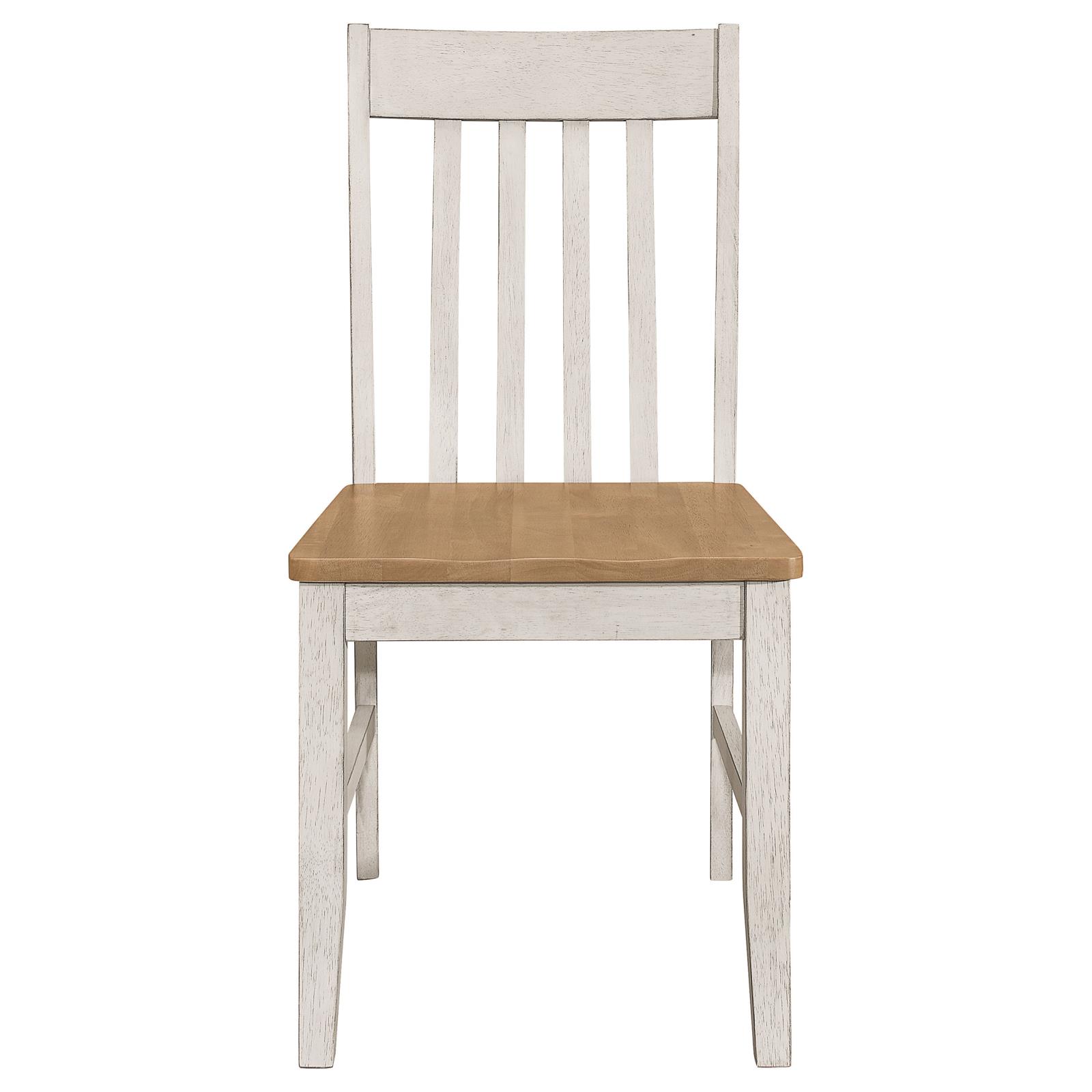 Kirby Wood/Wood Veneer Slat Back Side Chair