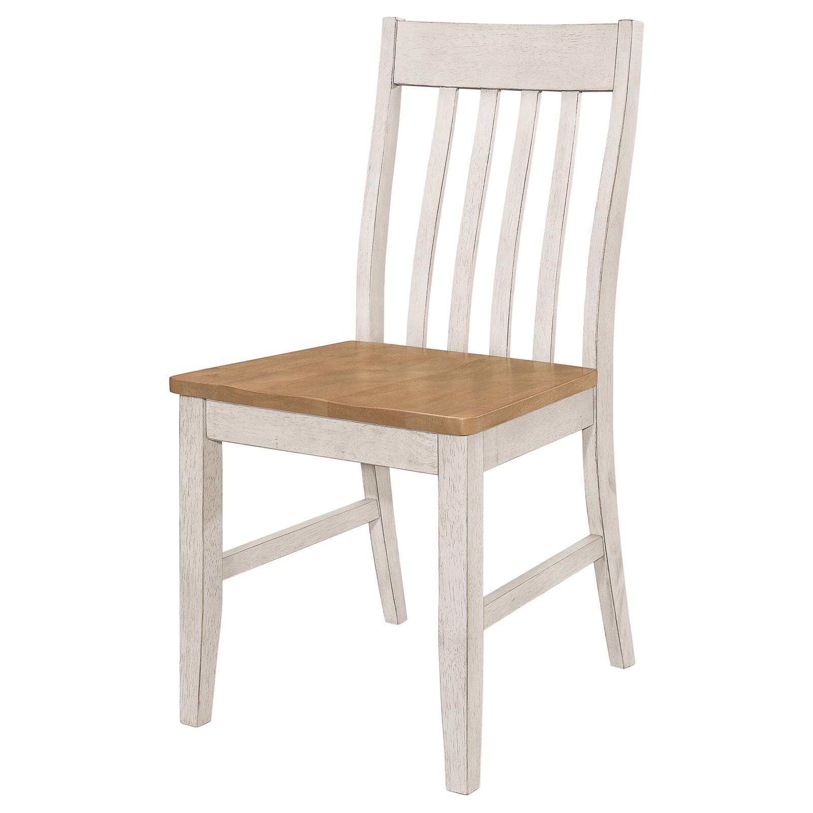 Kirby Wood/Wood Veneer Slat Back Side Chair