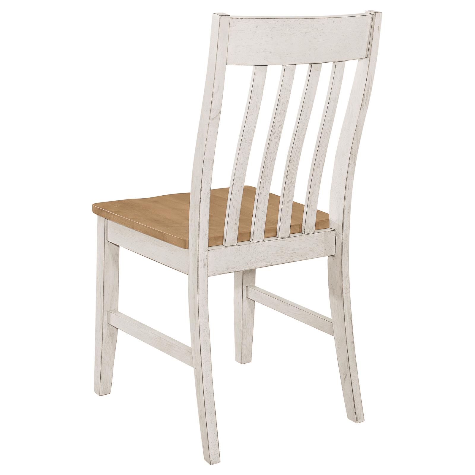 Kirby Wood/Wood Veneer Slat Back Side Chair