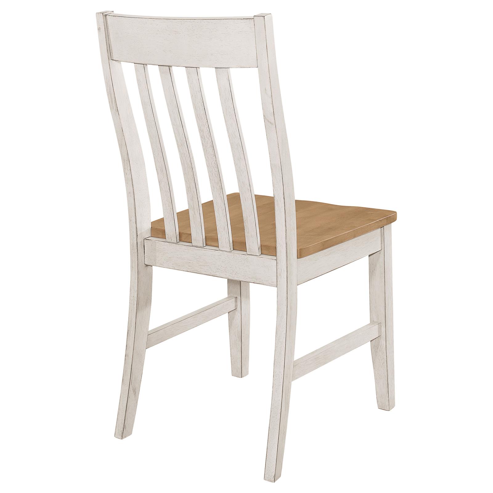 Kirby Wood/Wood Veneer Slat Back Side Chair