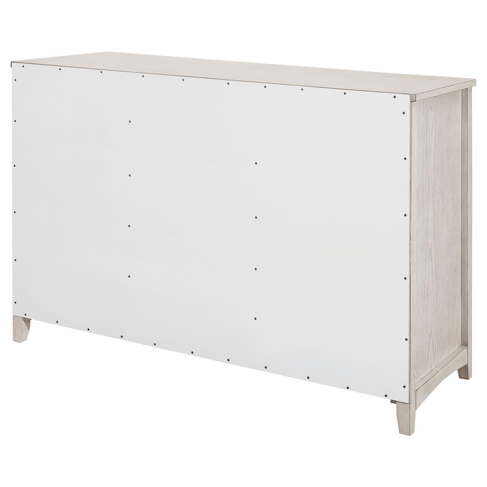 Kirby 3-drawer Wood Veneer Server with Adjustable Shelves