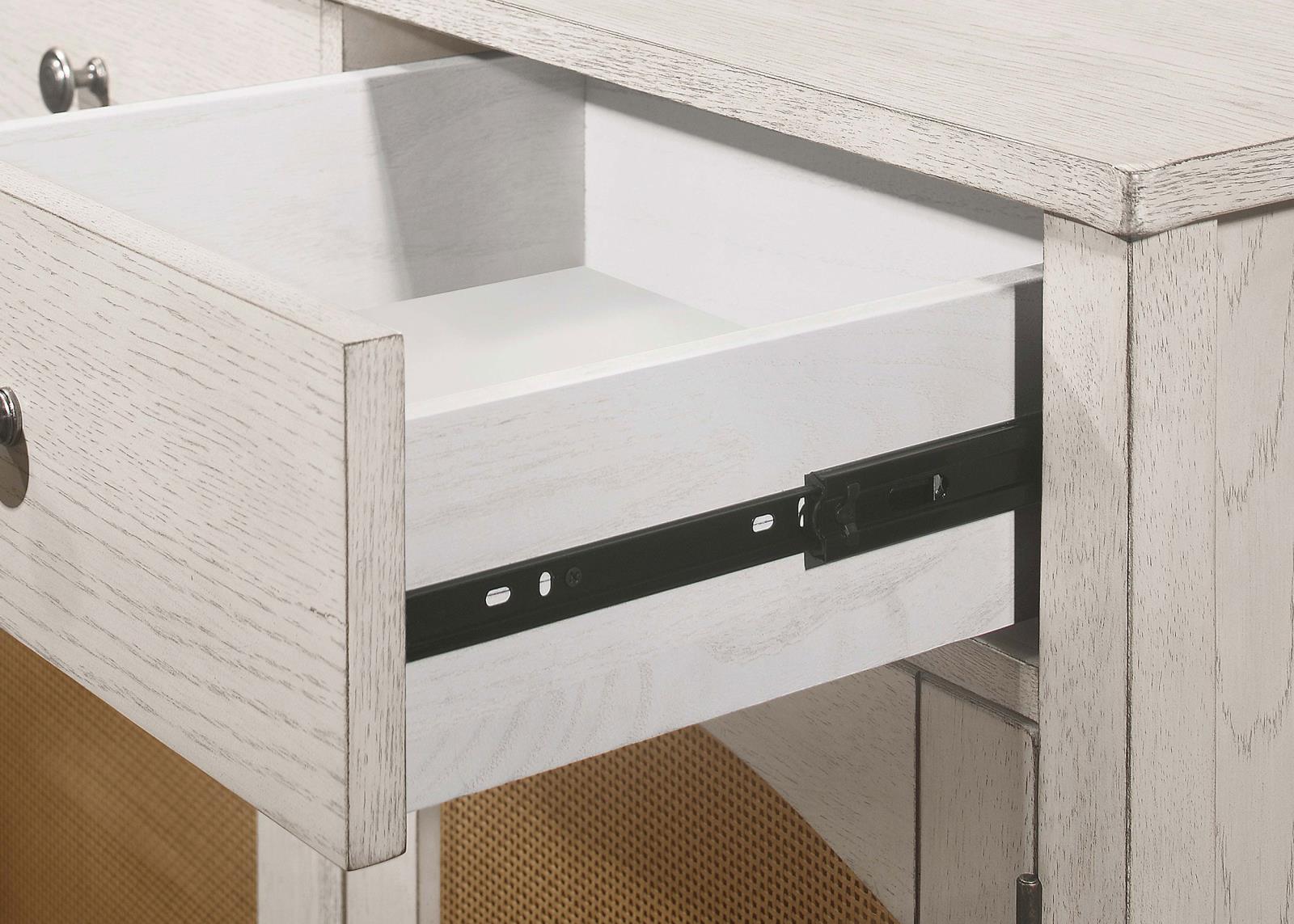 Kirby 3-drawer Wood Veneer Server with Adjustable Shelves