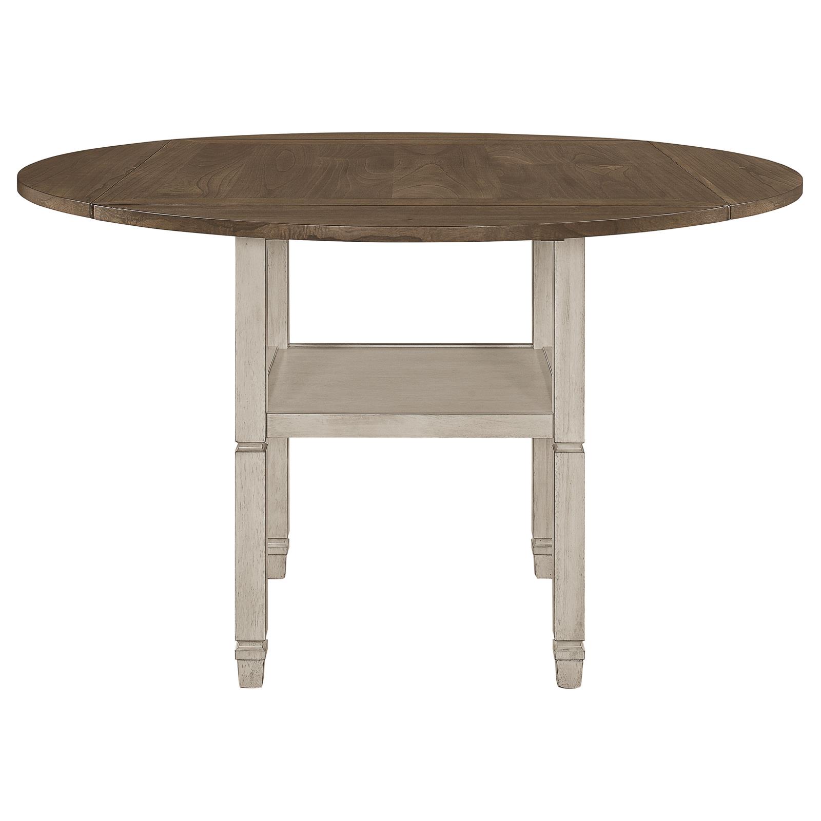 Sarasota Counter Height Table with Shelf Storage