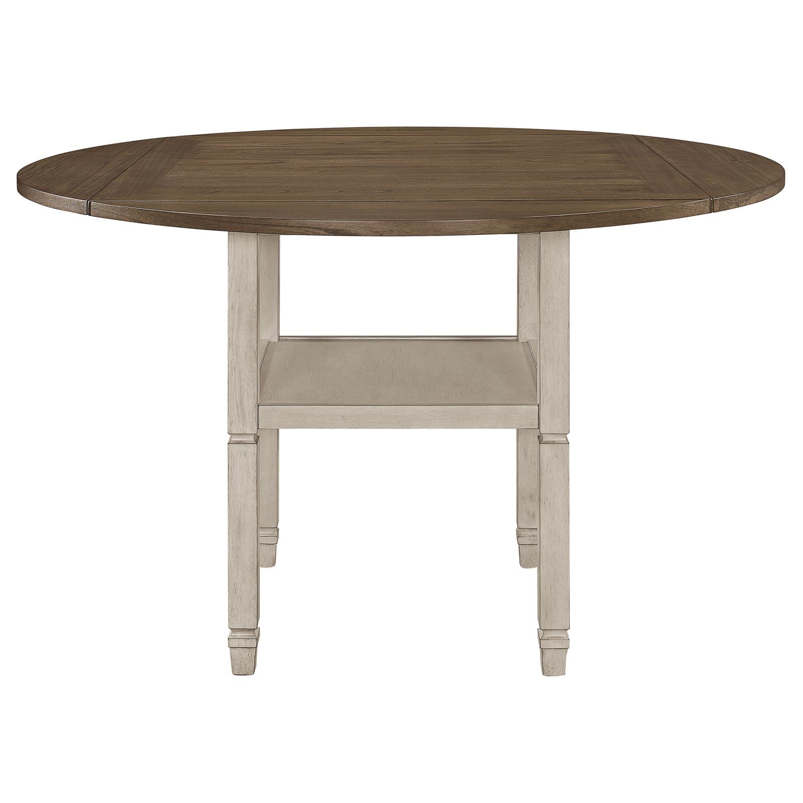 Sarasota Counter Height Table with Shelf Storage