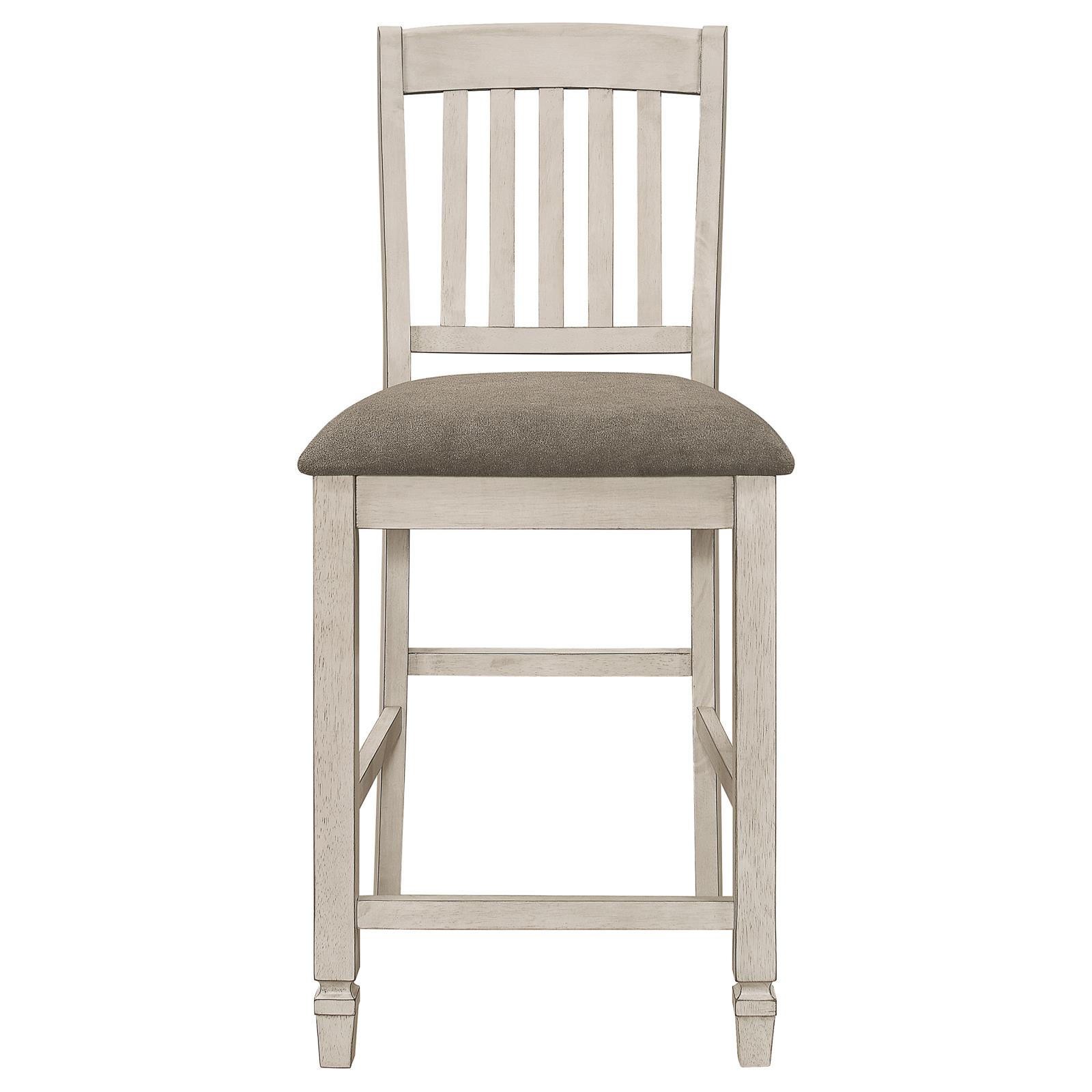Sarasota Fabric Seat Slat Back Counter Chair