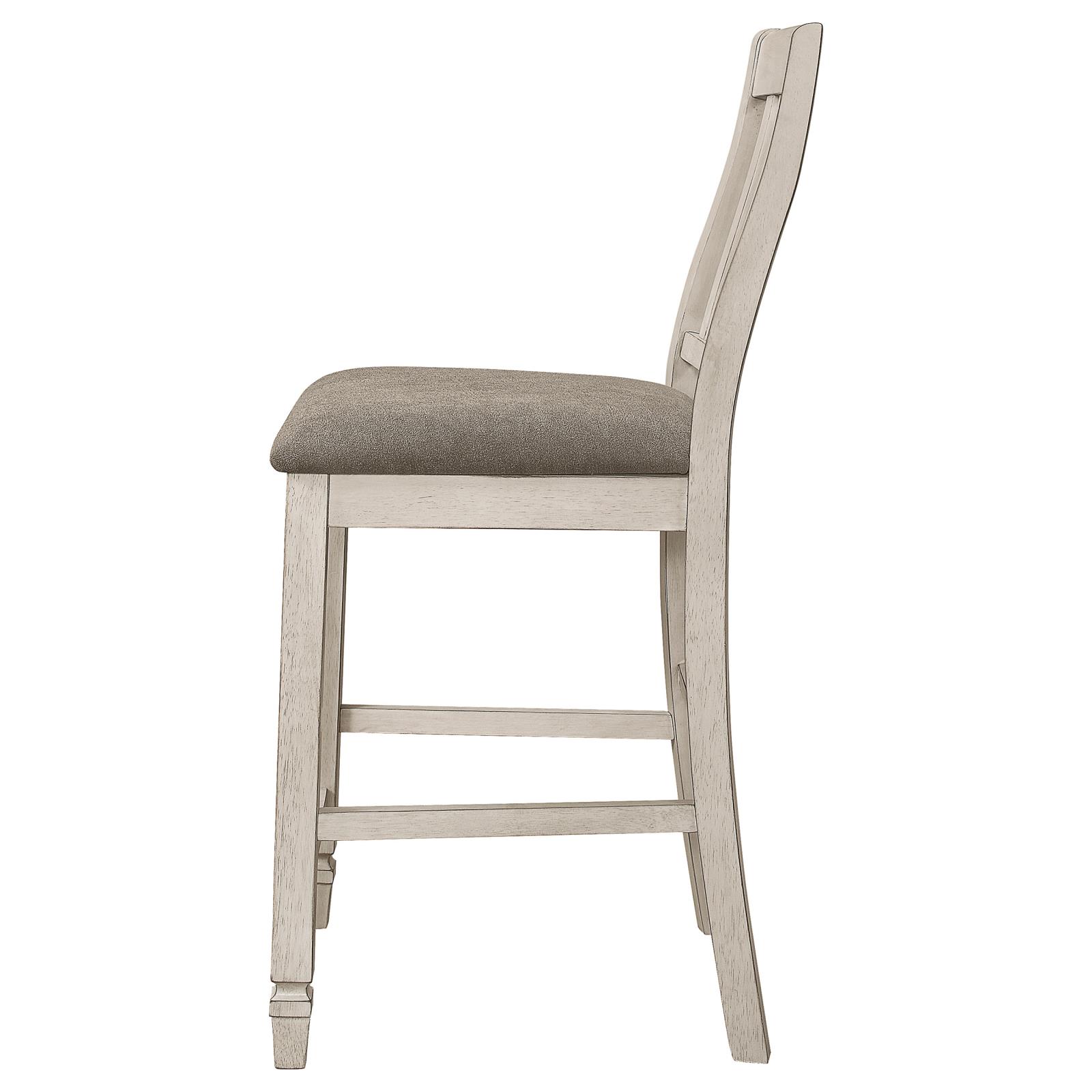 Sarasota Fabric Seat Slat Back Counter Chair