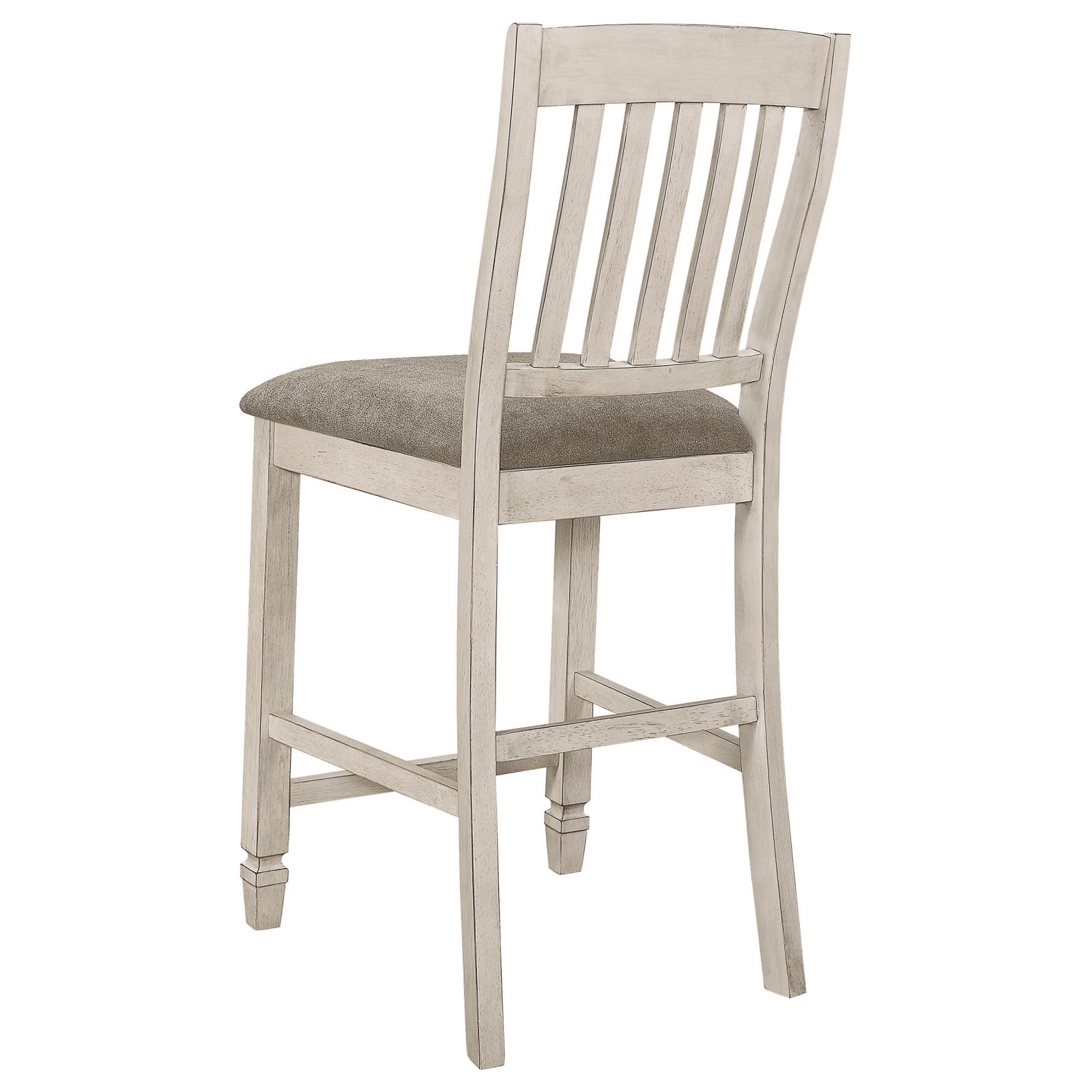Sarasota Fabric Seat Slat Back Counter Chair