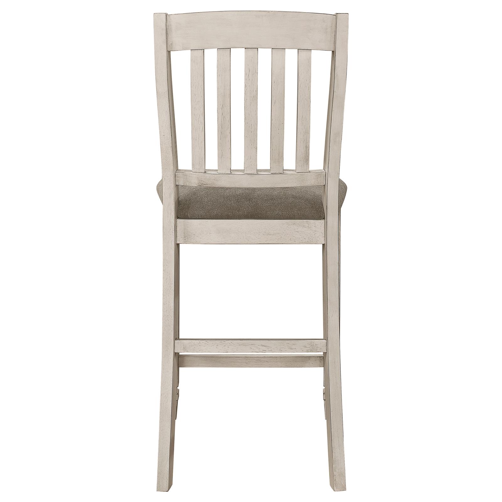 Sarasota Fabric Seat Slat Back Counter Chair