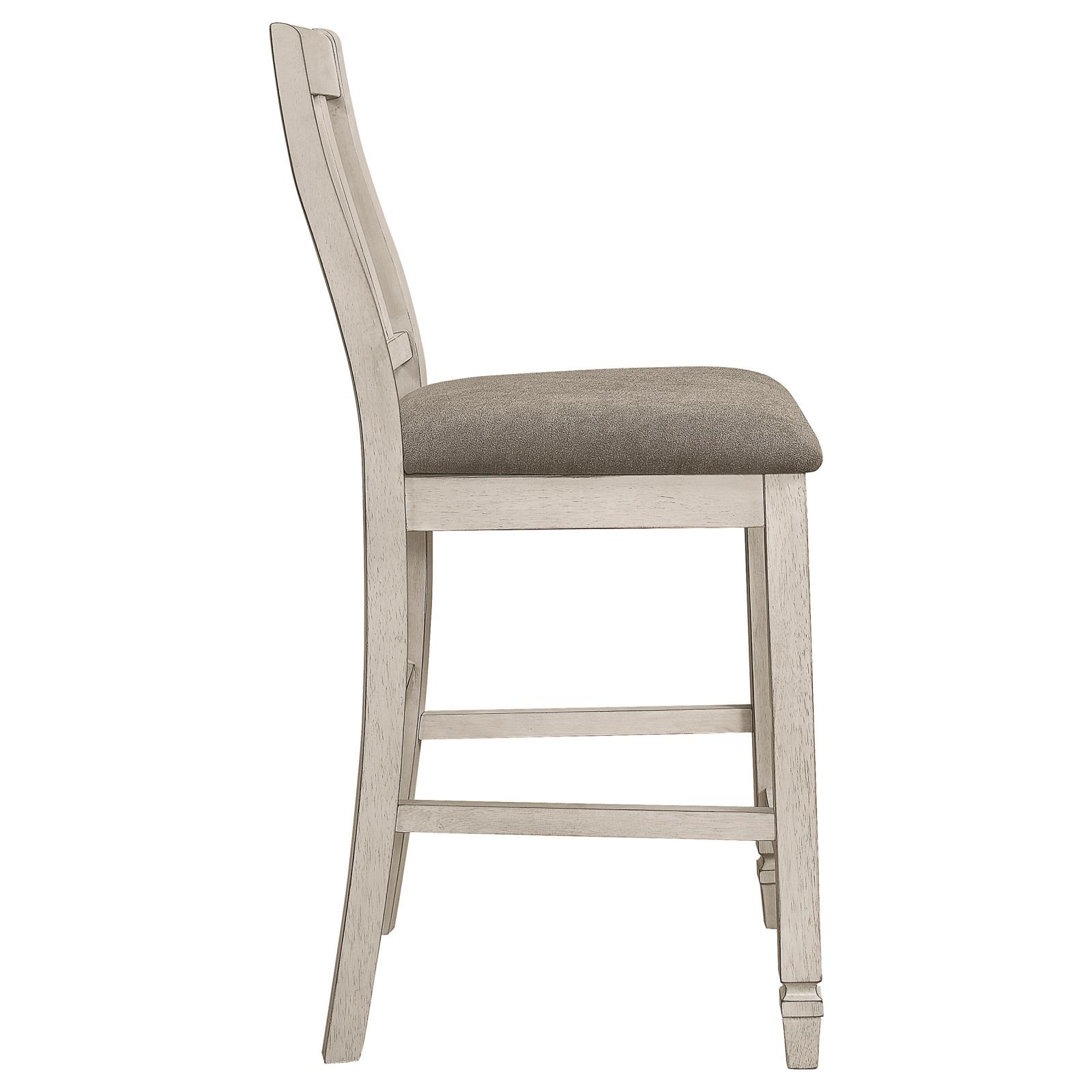 Sarasota Fabric Seat Slat Back Counter Chair