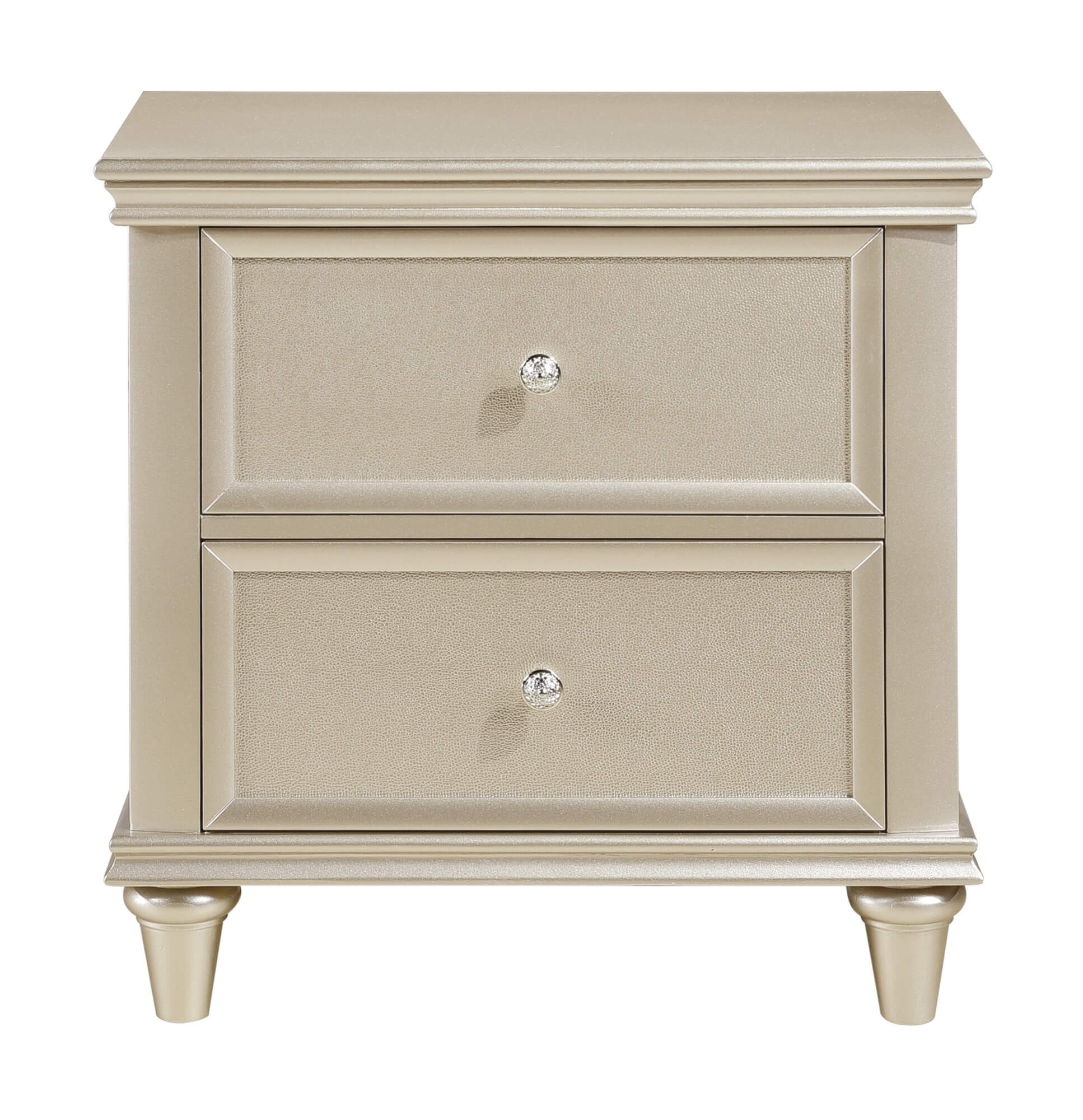 Celandine Leatherette/Wood Tufted Platform Youth Bedroom Set