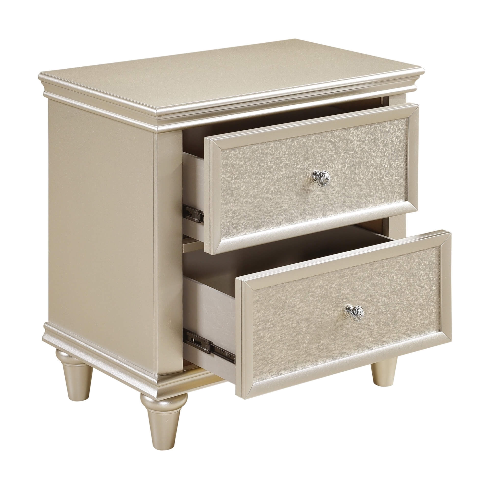 Celandine Leatherette/Wood Tufted Platform Youth Bedroom Set
