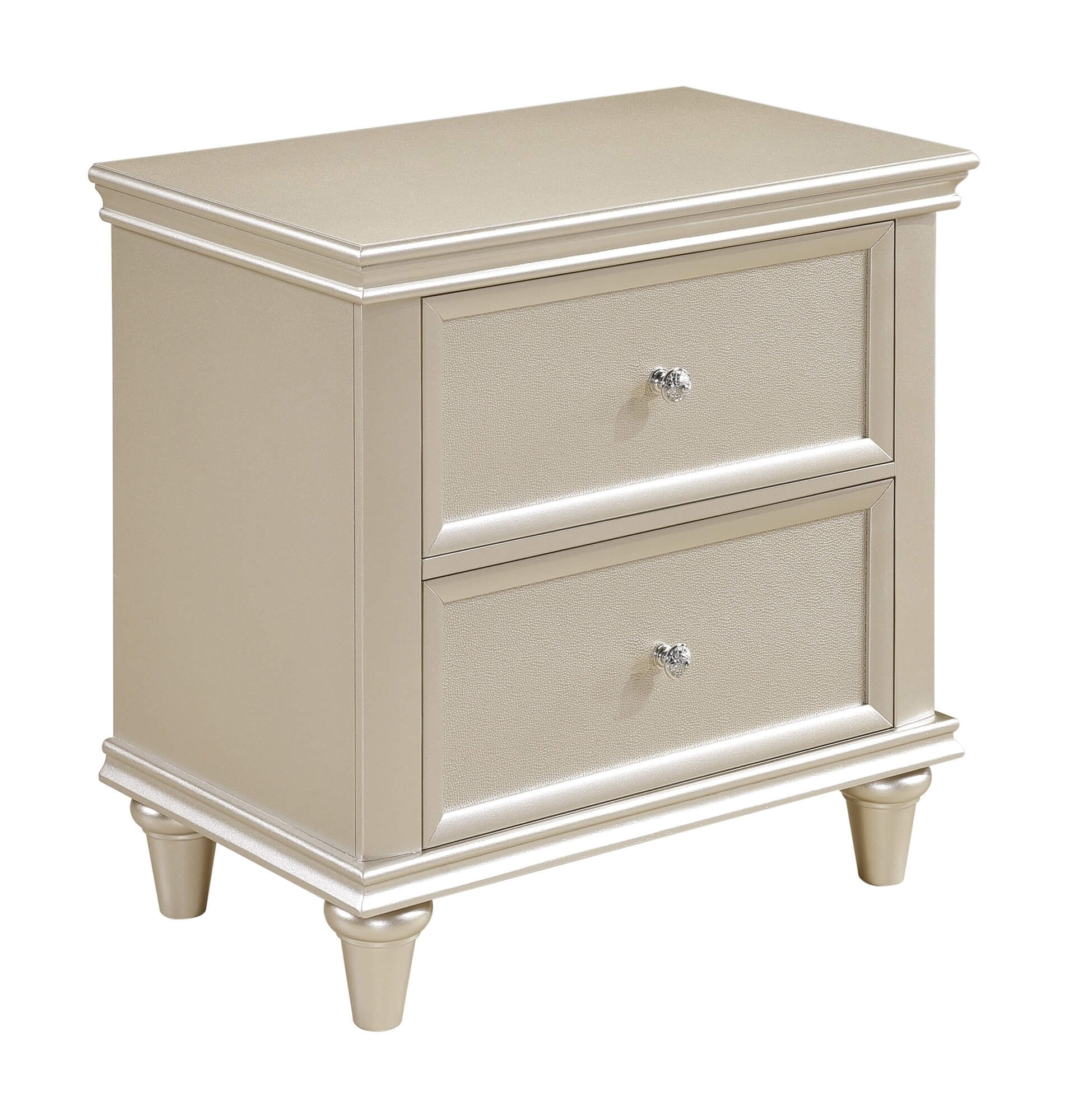 Celandine Leatherette/Wood Tufted Platform Youth Bedroom Set