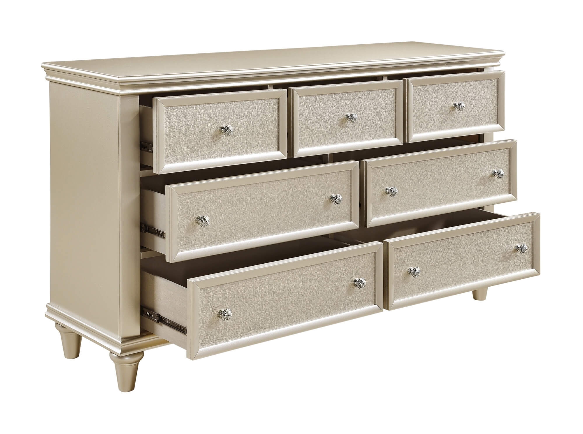 Benjara 61 Inch Modern Wide Dresser