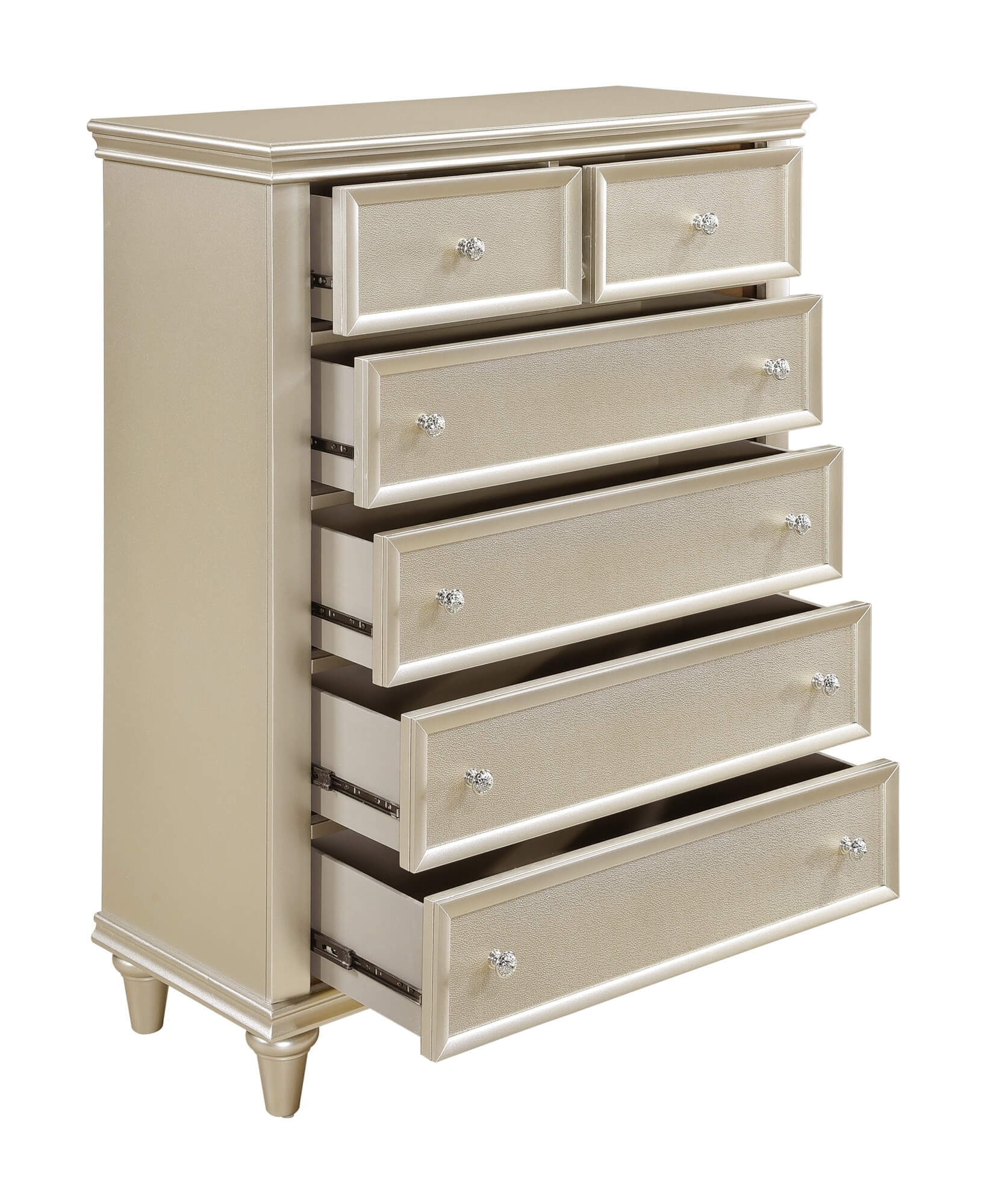 Celandine Leatherette/Wood Tufted Platform Youth Bedroom Set