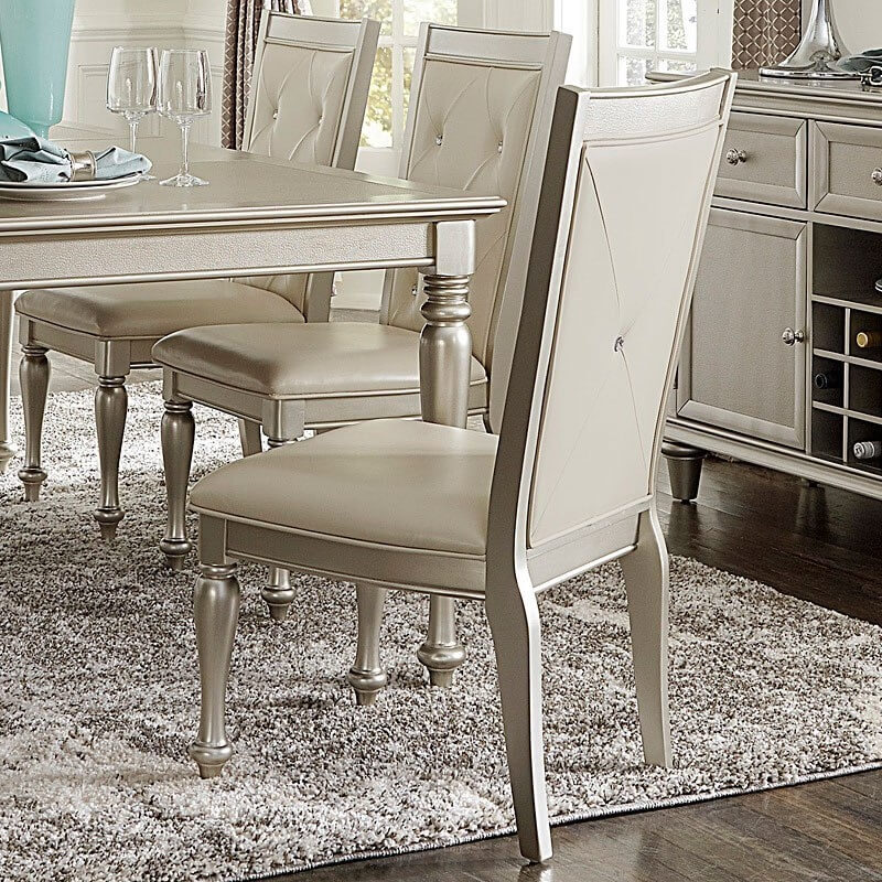 Celandine Classic Vinyl Dining Chair by Homelegance