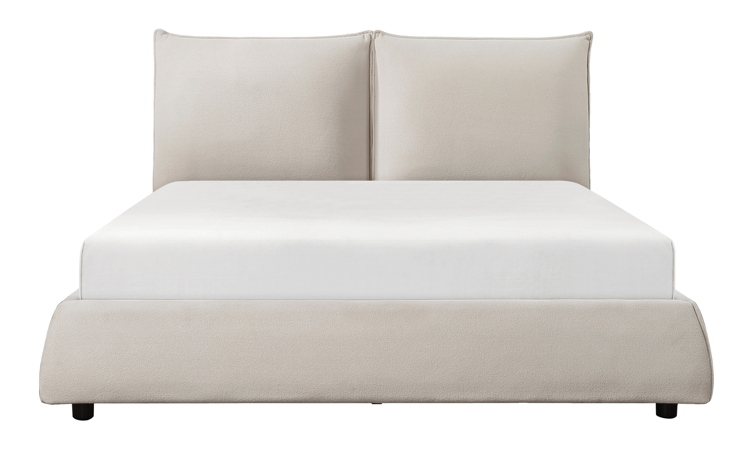 Linna Chenille Queen Platform Bed