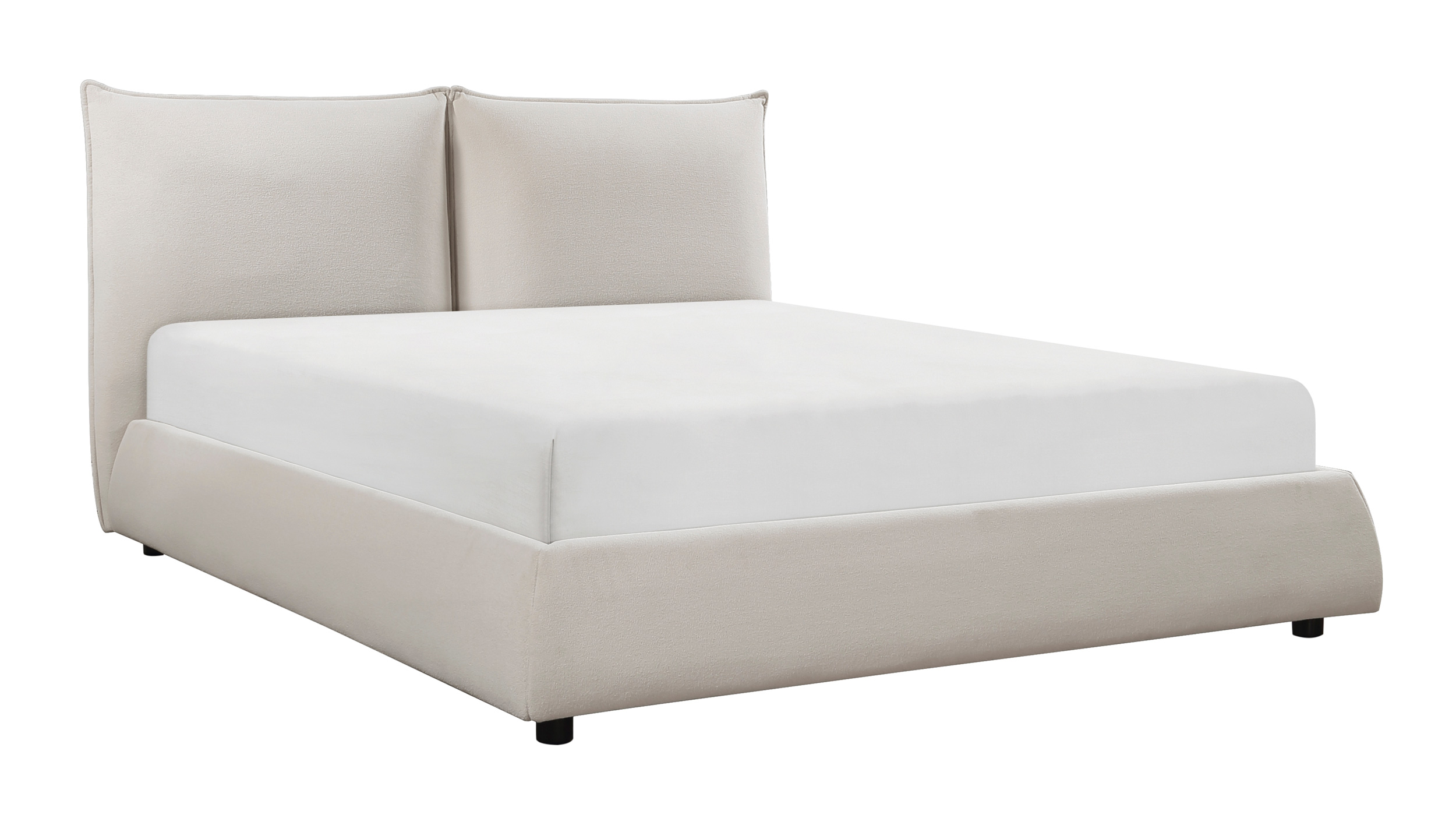 Linna Chenille Platform Bed